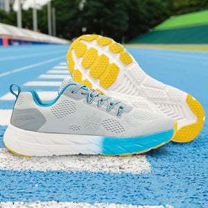 cult EZ+ Ryde Men Running Shoes - Ash Grey/Turquoise Blue