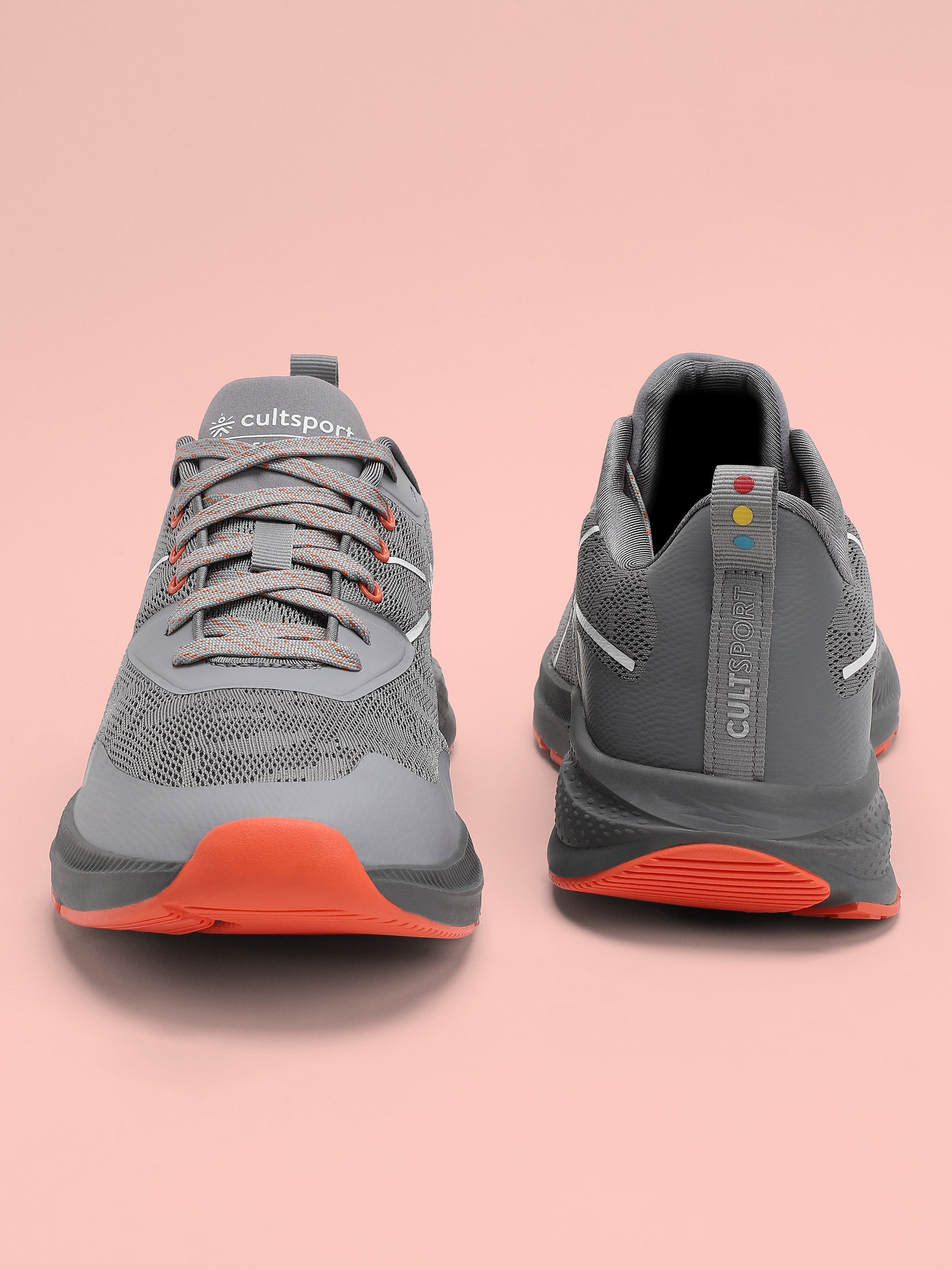 cult Flomo Men Running Shoes - Grey/Orange