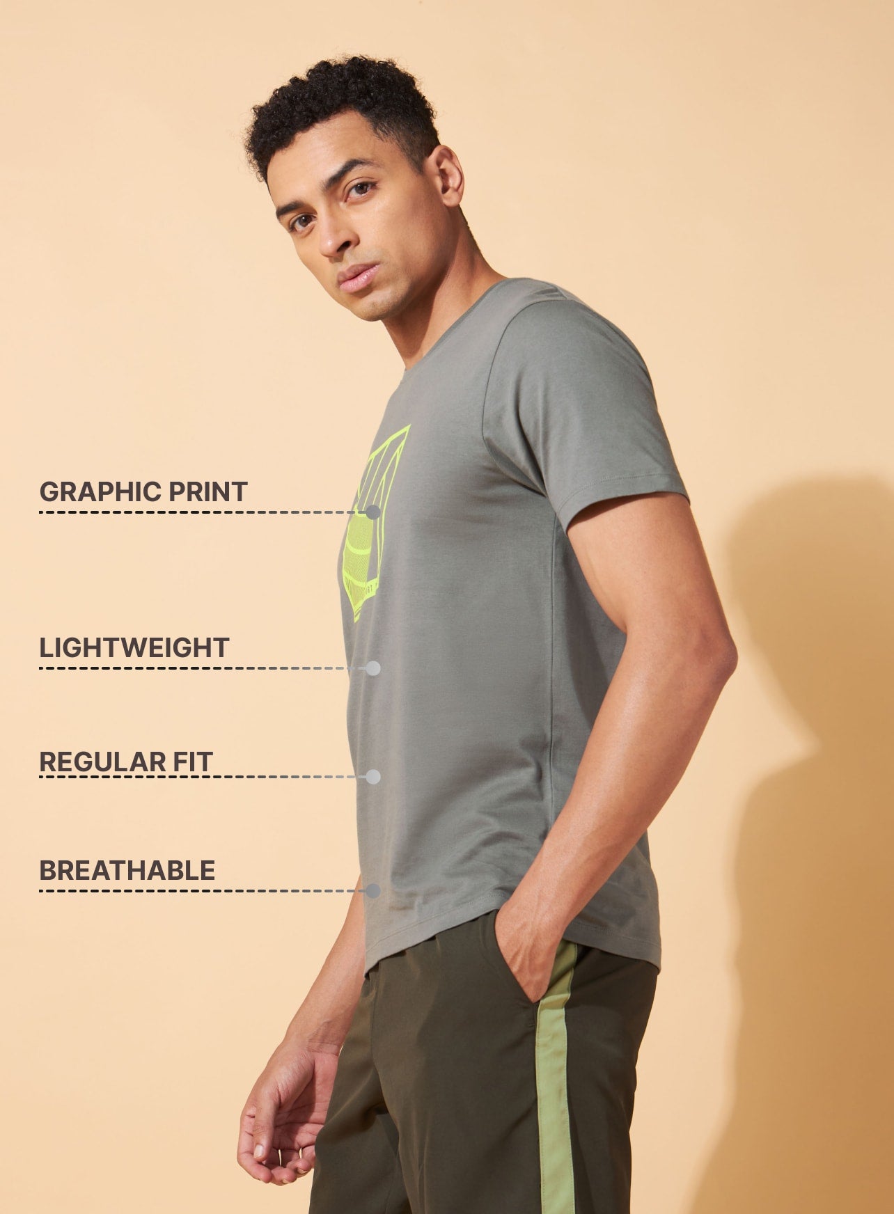 Sport Style Print T-shirt