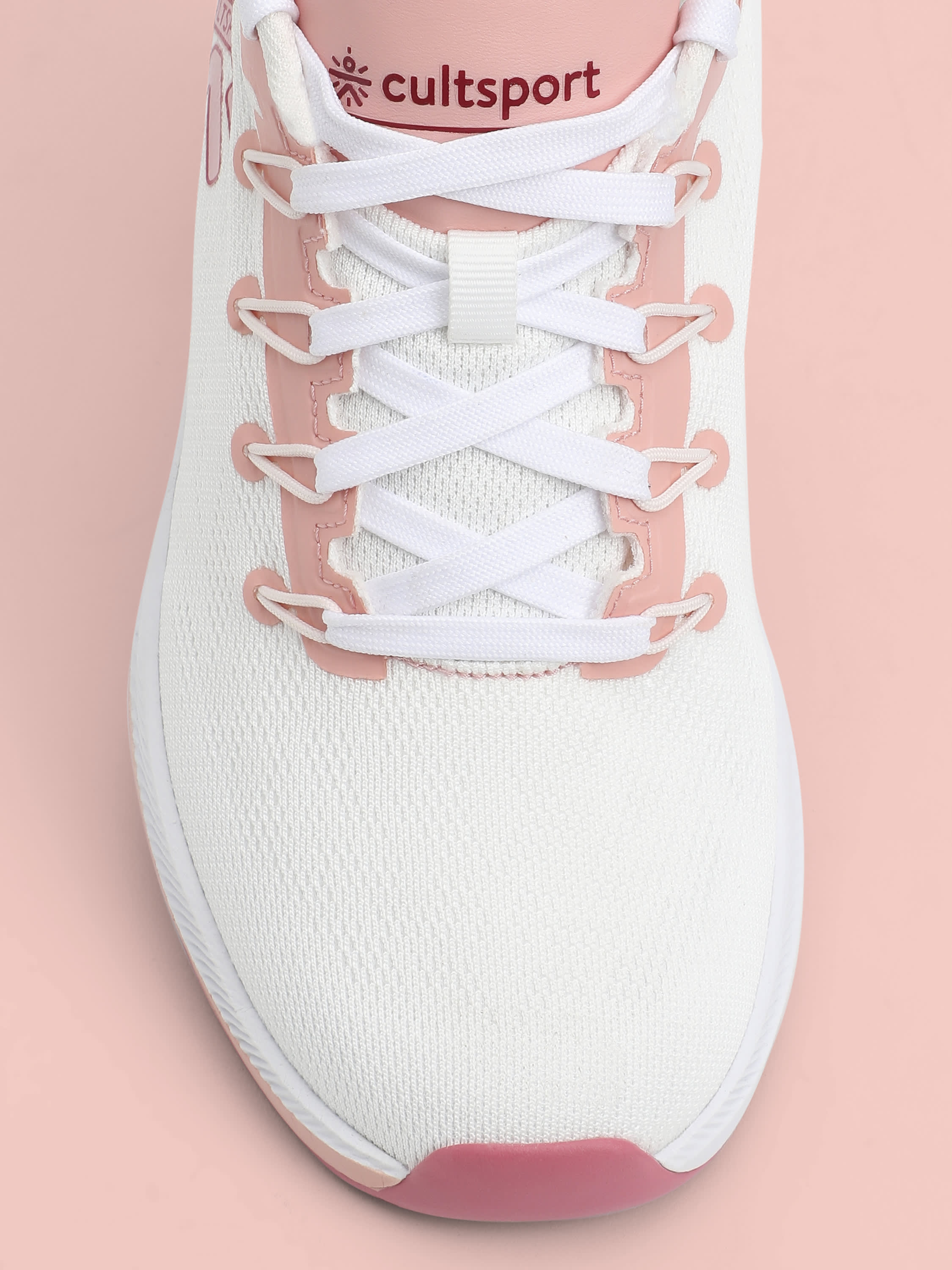 cult Firebird Women Running Shoes - White/Peach
