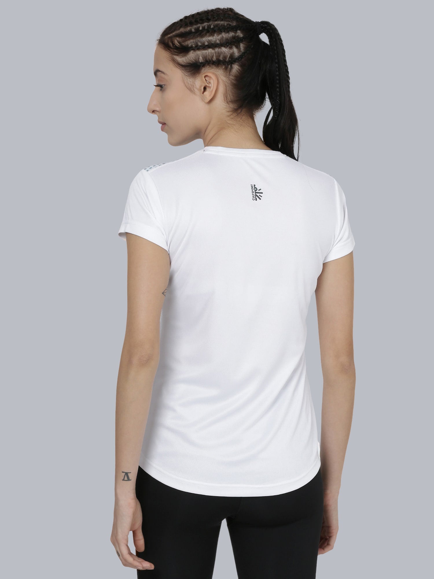 Dugout Radial White Relaxed Tee