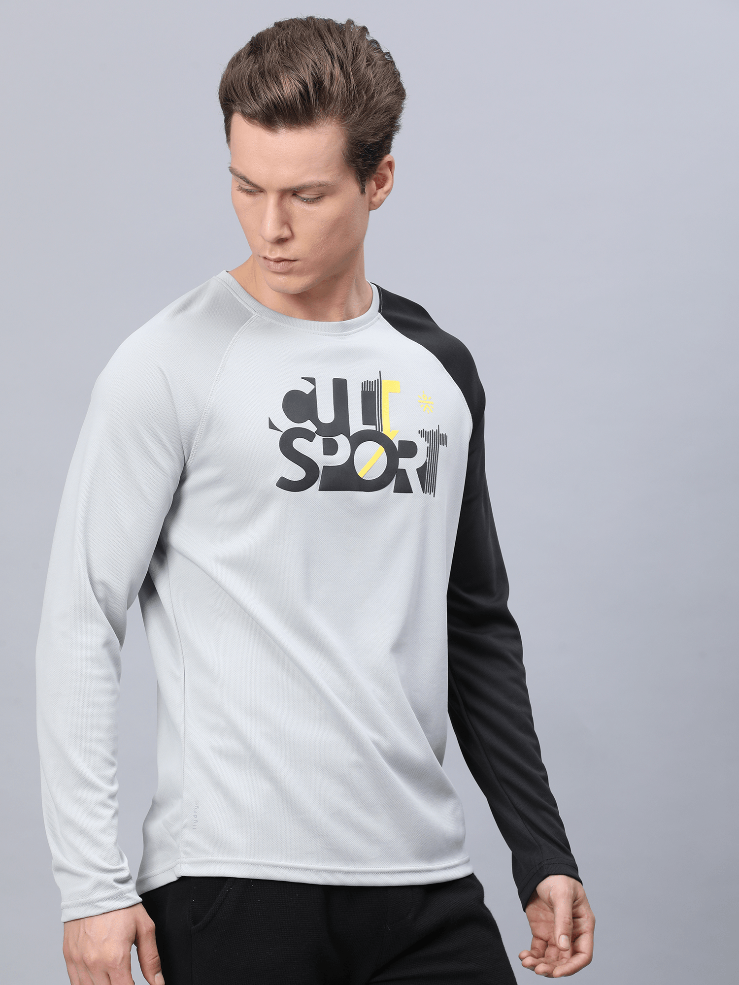 Abstract Unit Grey Tee