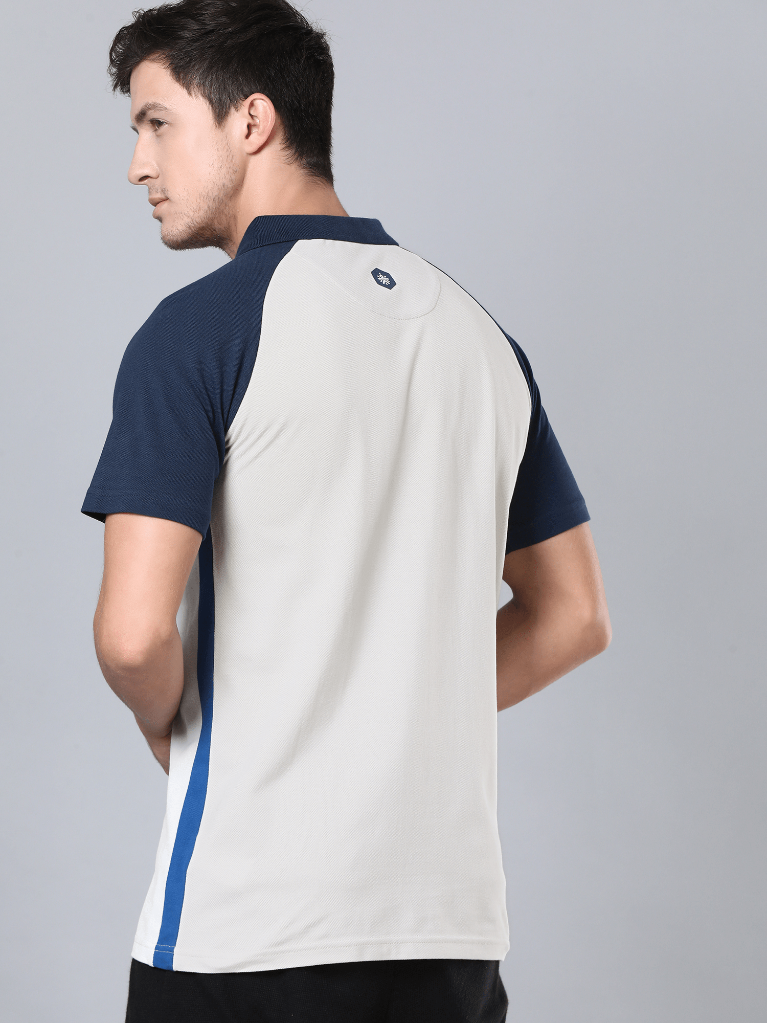 Flydry Cotton GlacierGrey Workout Polo