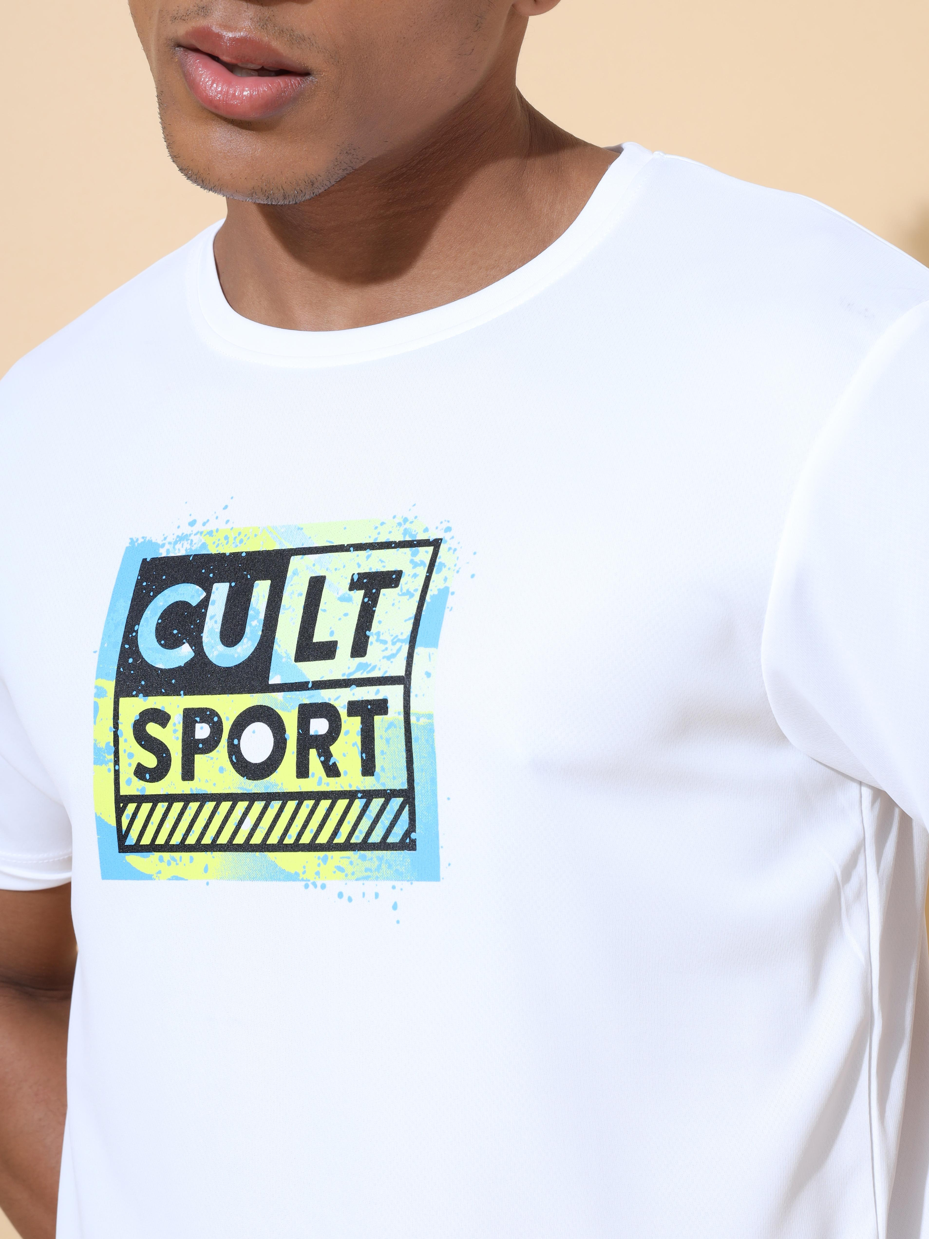 Performance T-shirt with Graphic Print