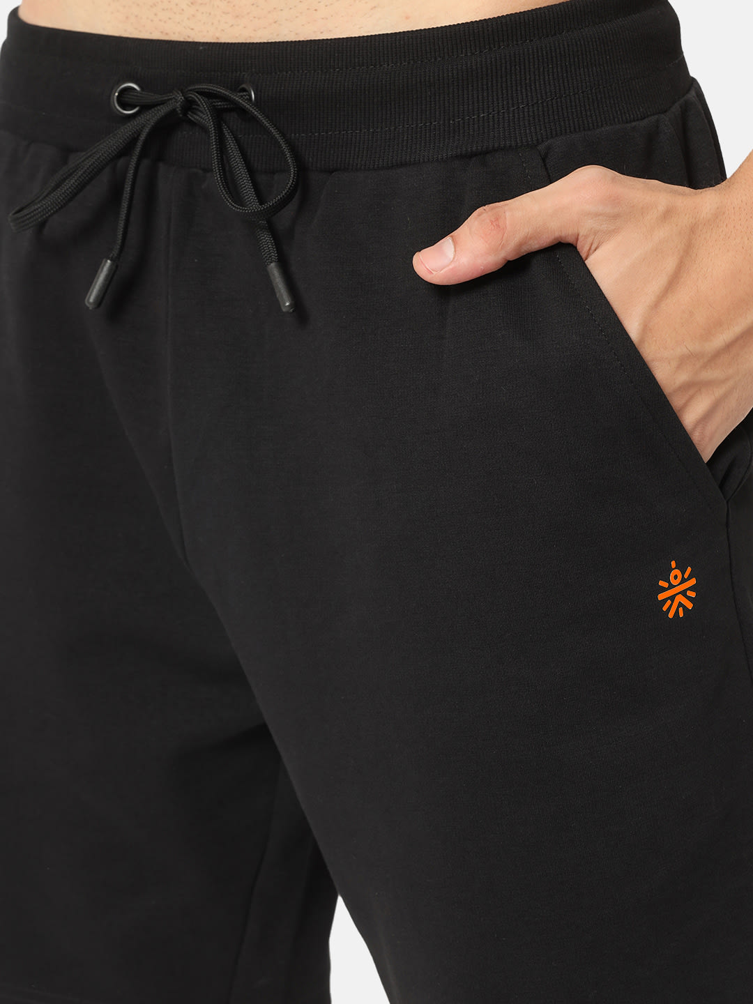 Graphic Print Shorts with Side Pockets