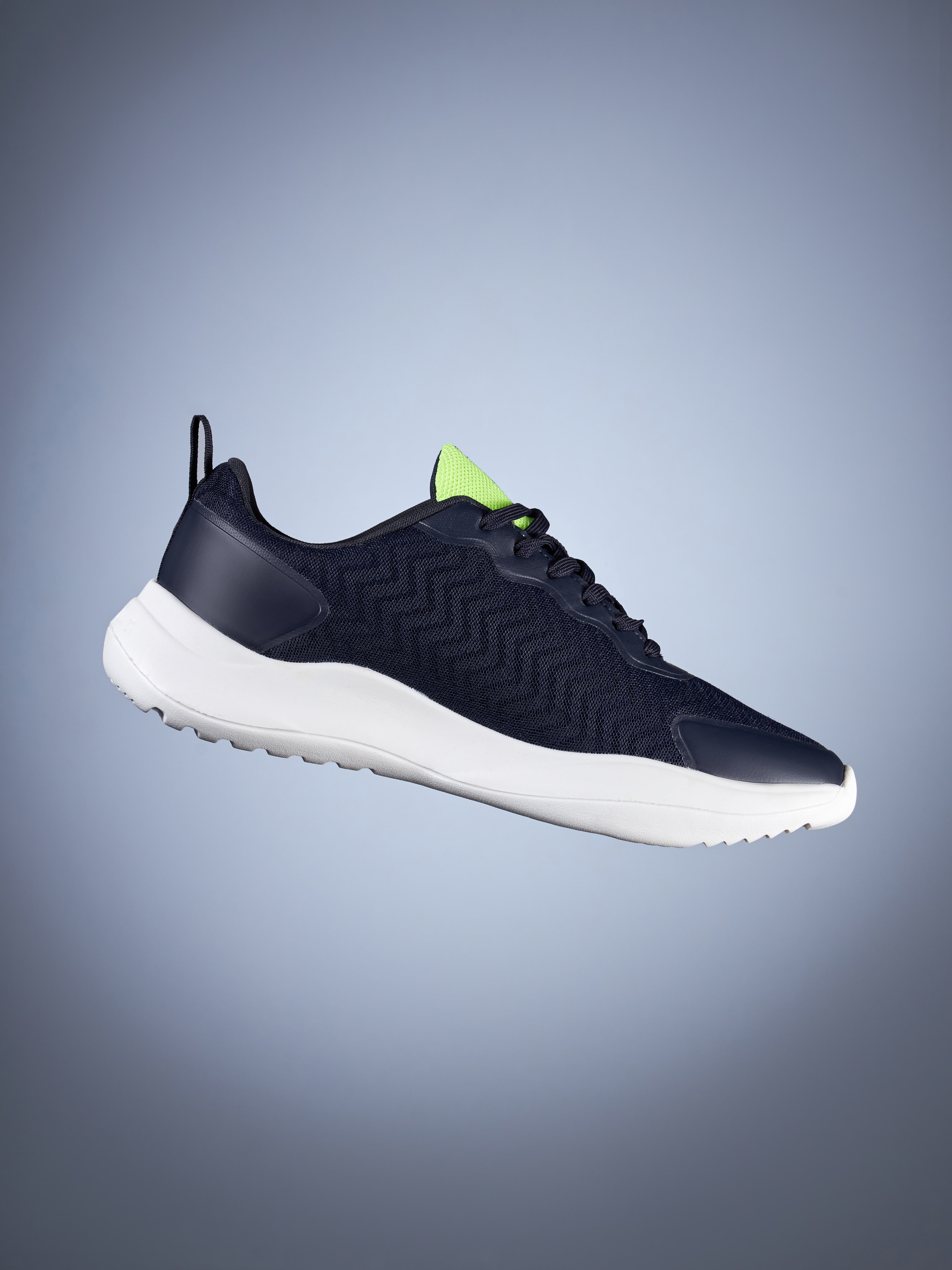 cult Lope Men Running Shoes - Navy/Lime Green