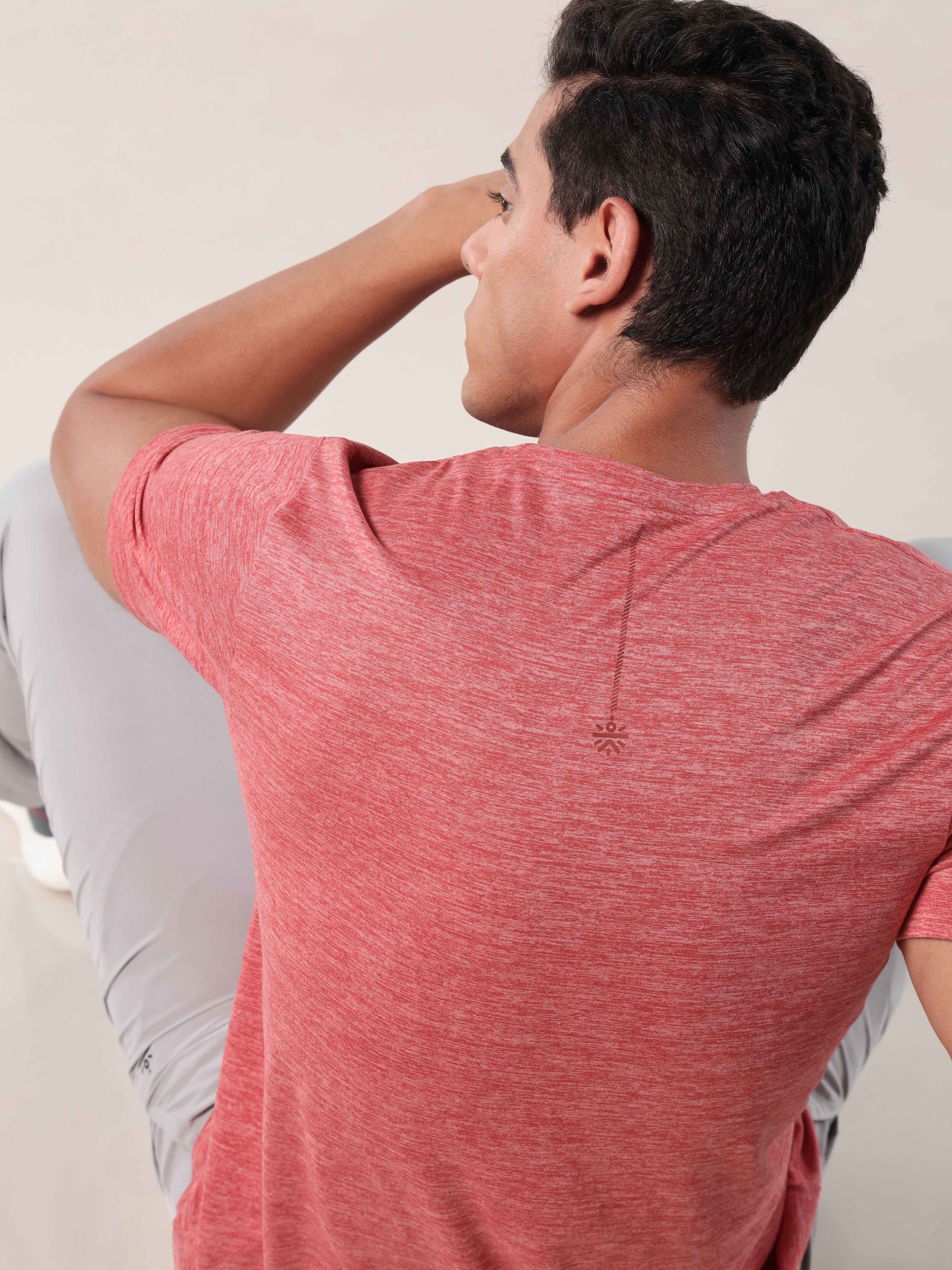 Men's Train All Day Red Comfortech T-shirt