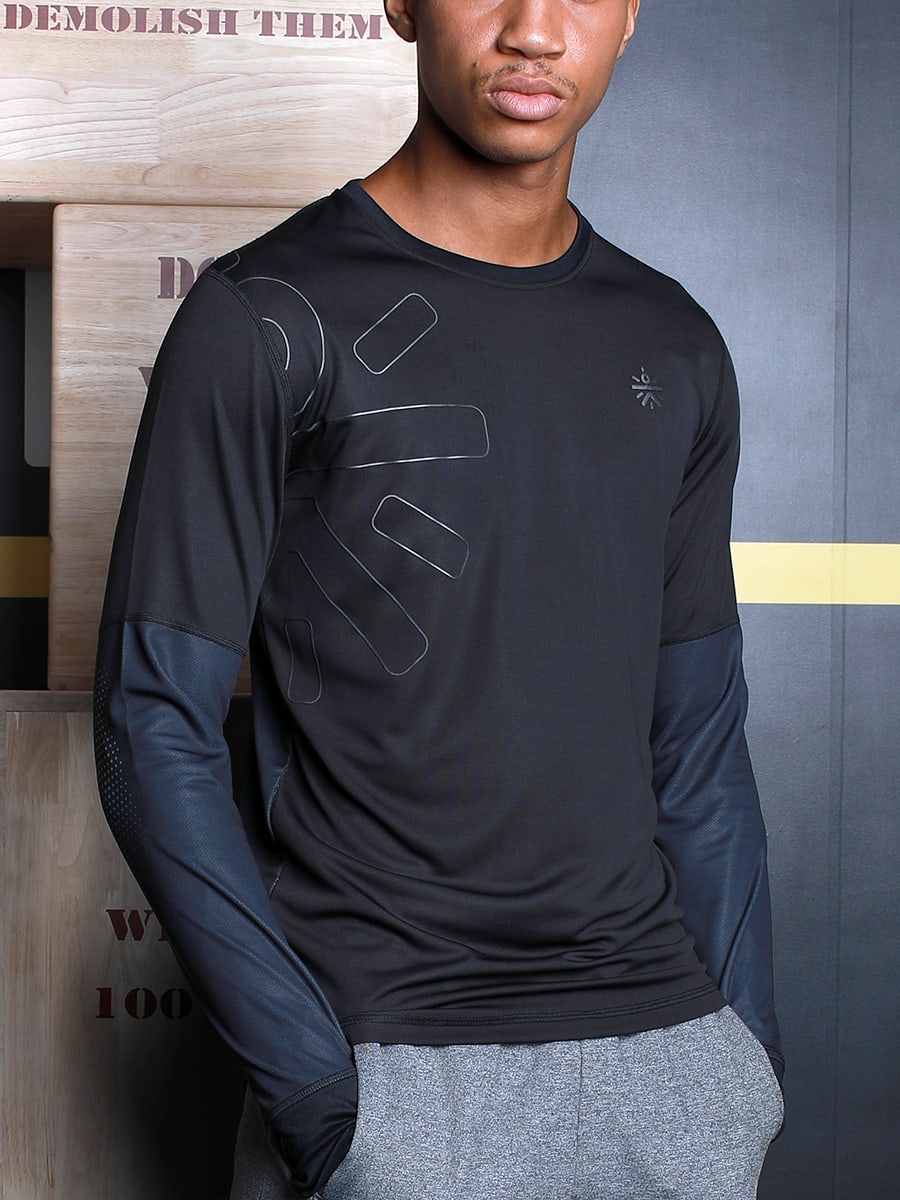 Men Signature Black/Blue Insignia Tee