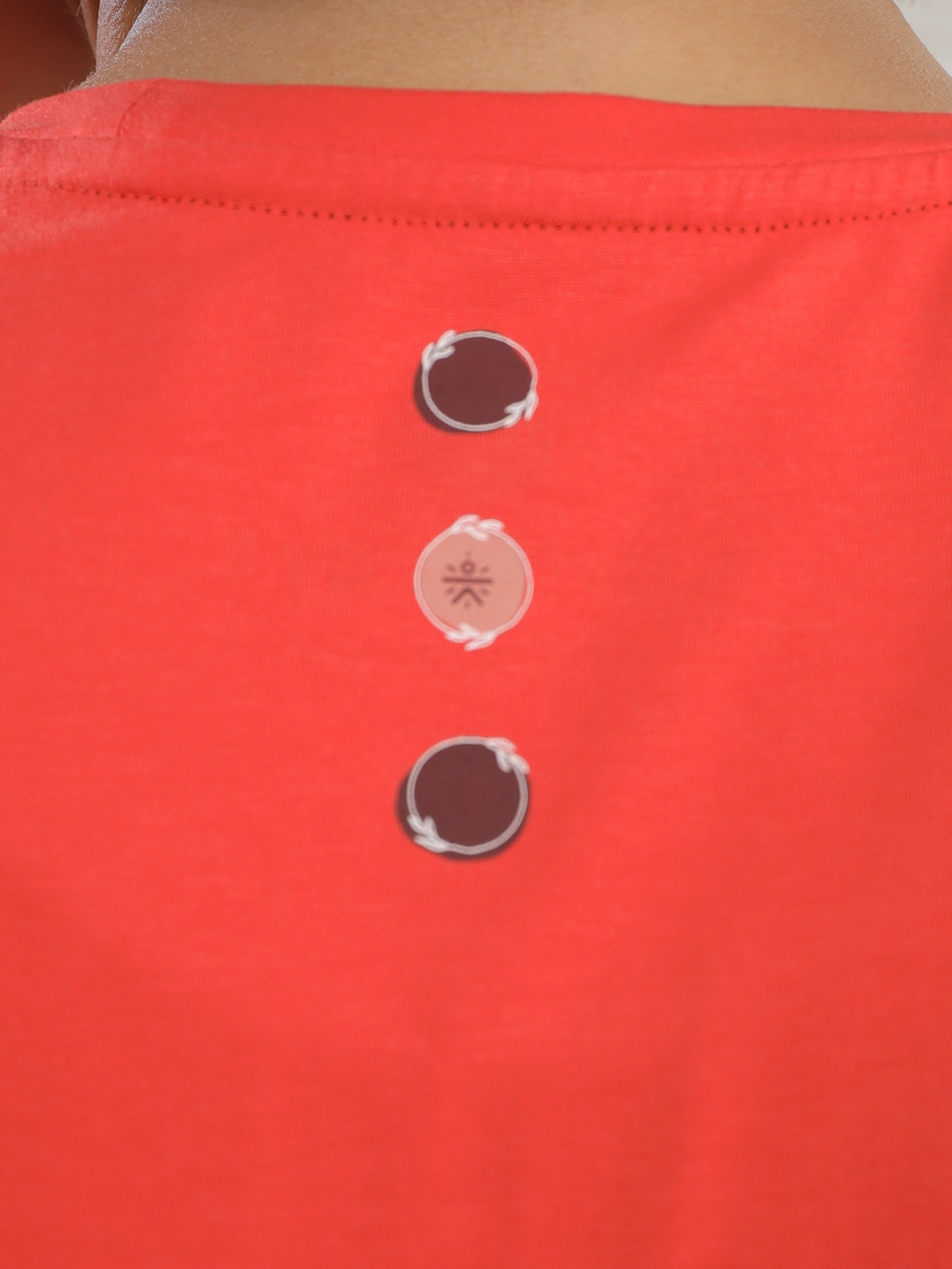 Graphic Print Yoga T-shirt