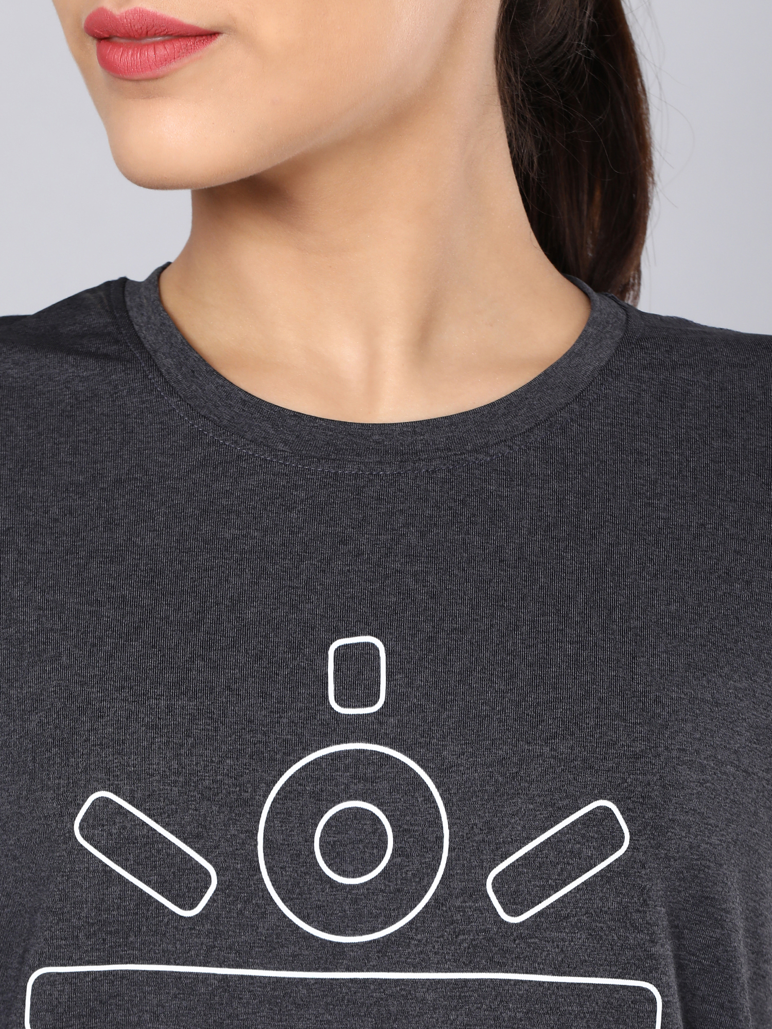 Signature Logo Dark Grey Training Tee