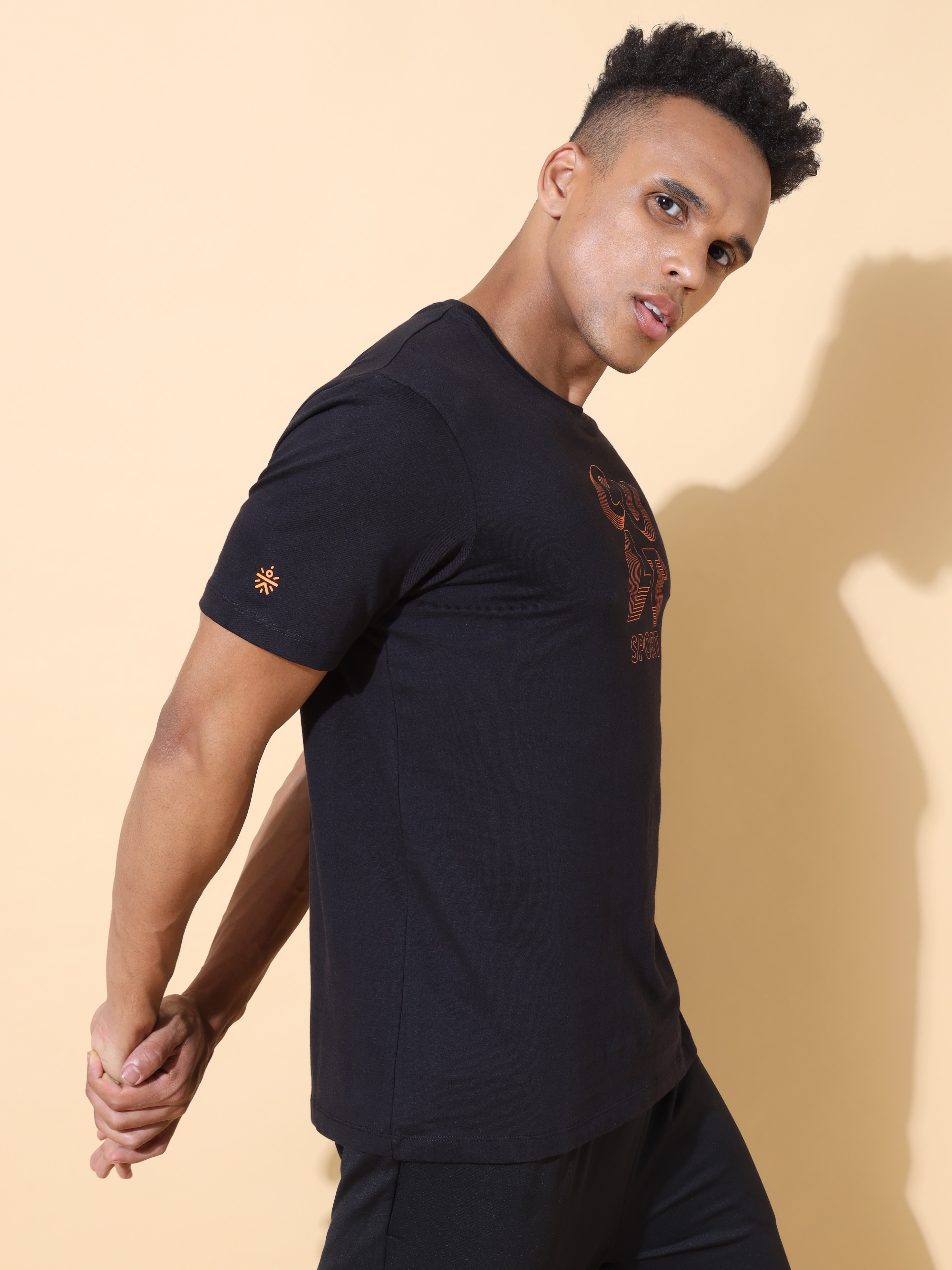 Performance T-shirt with Chest Graphic