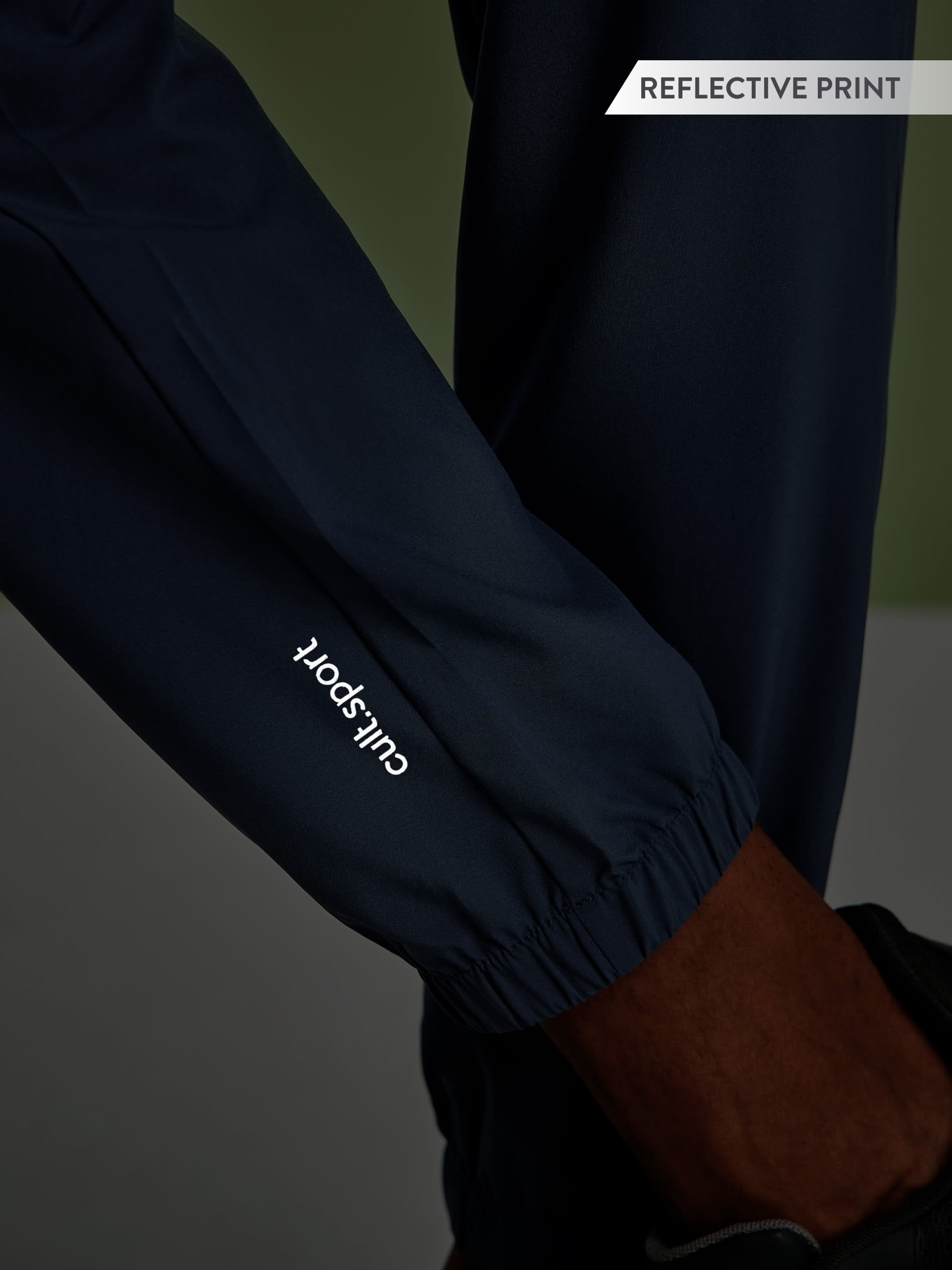 Running Joggers with Contrast Back Panel