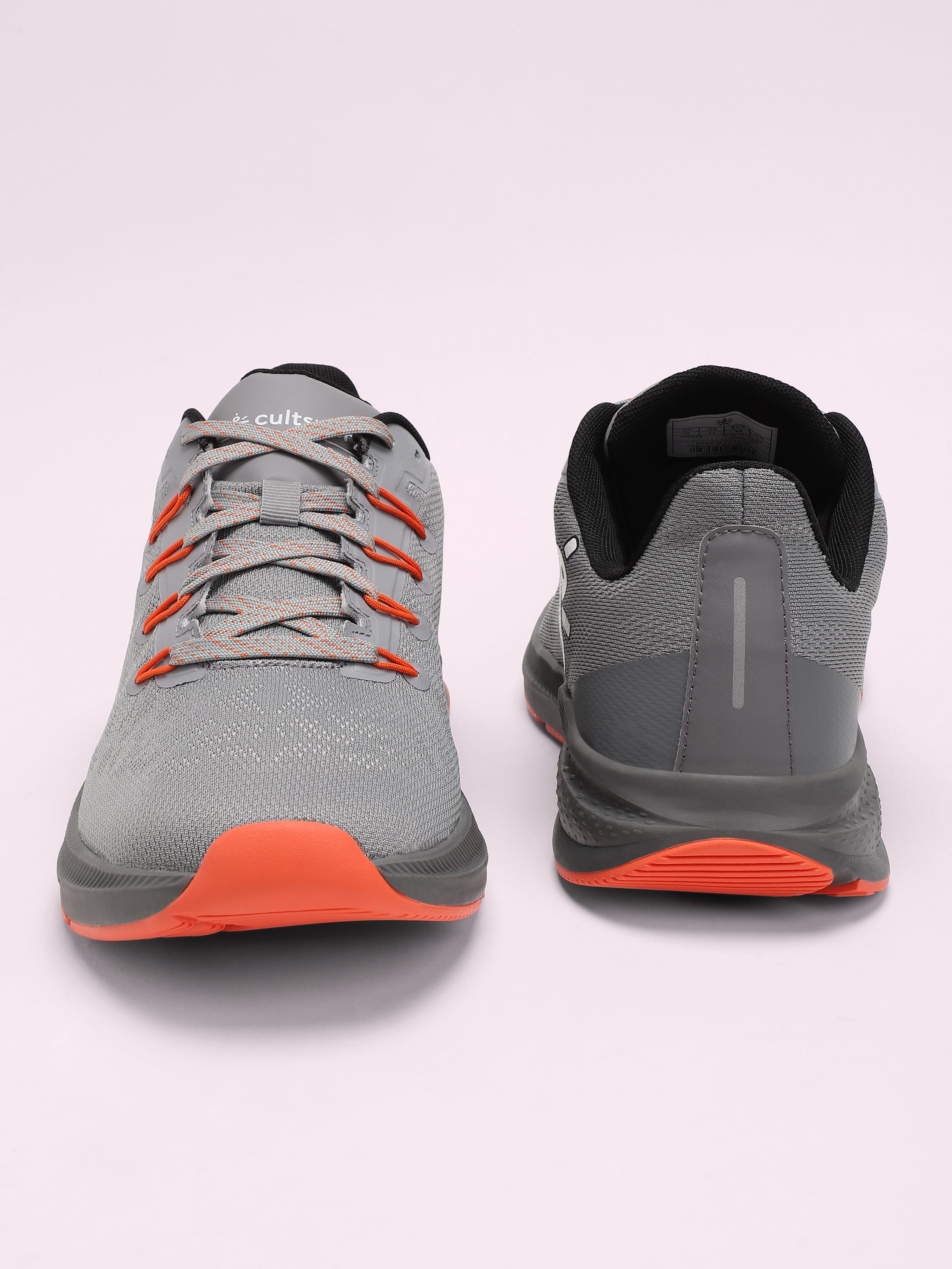 cult Firebird Men Running Shoes - Grey/Orange