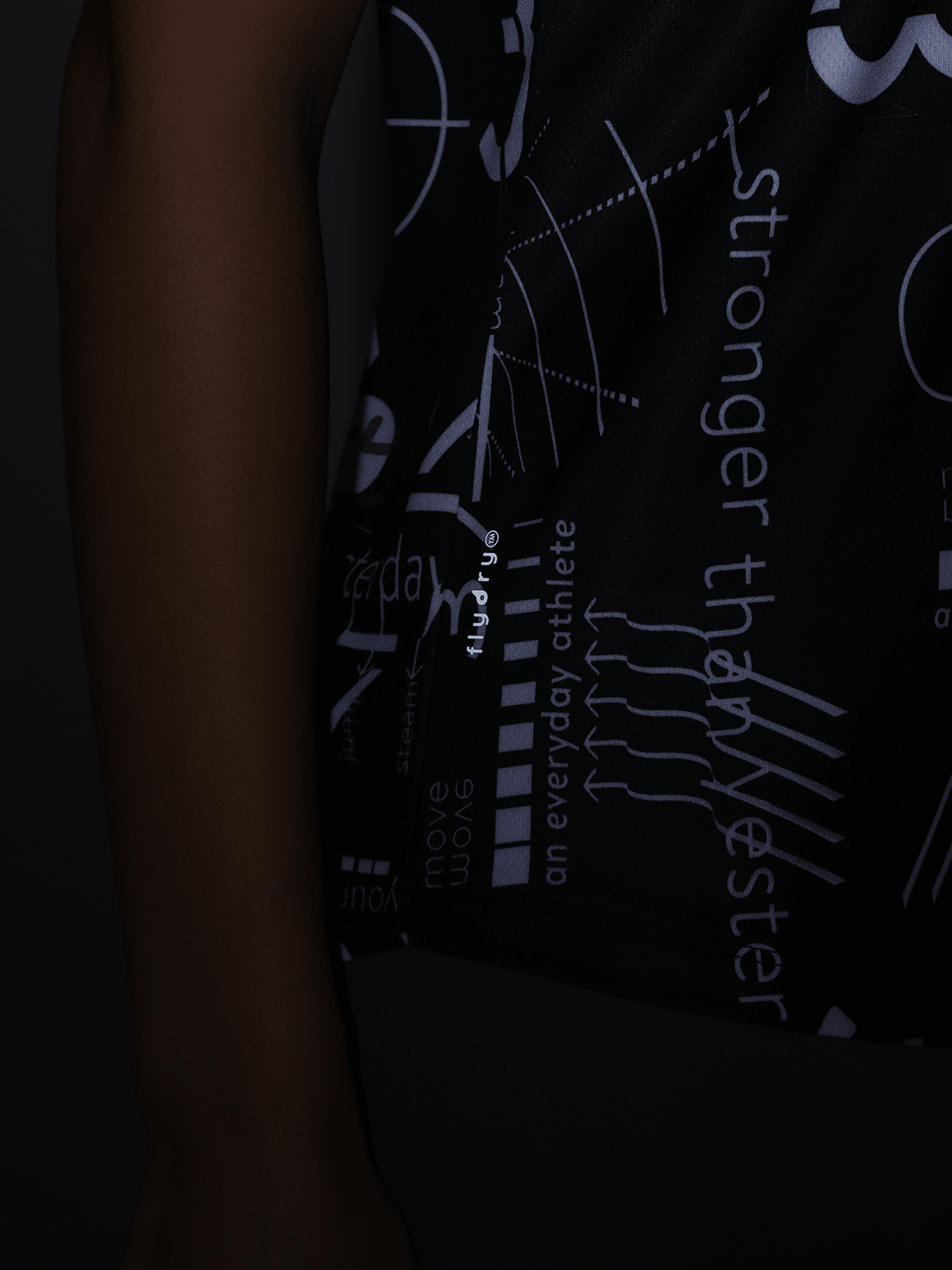 Code Motto Black Workout Tee