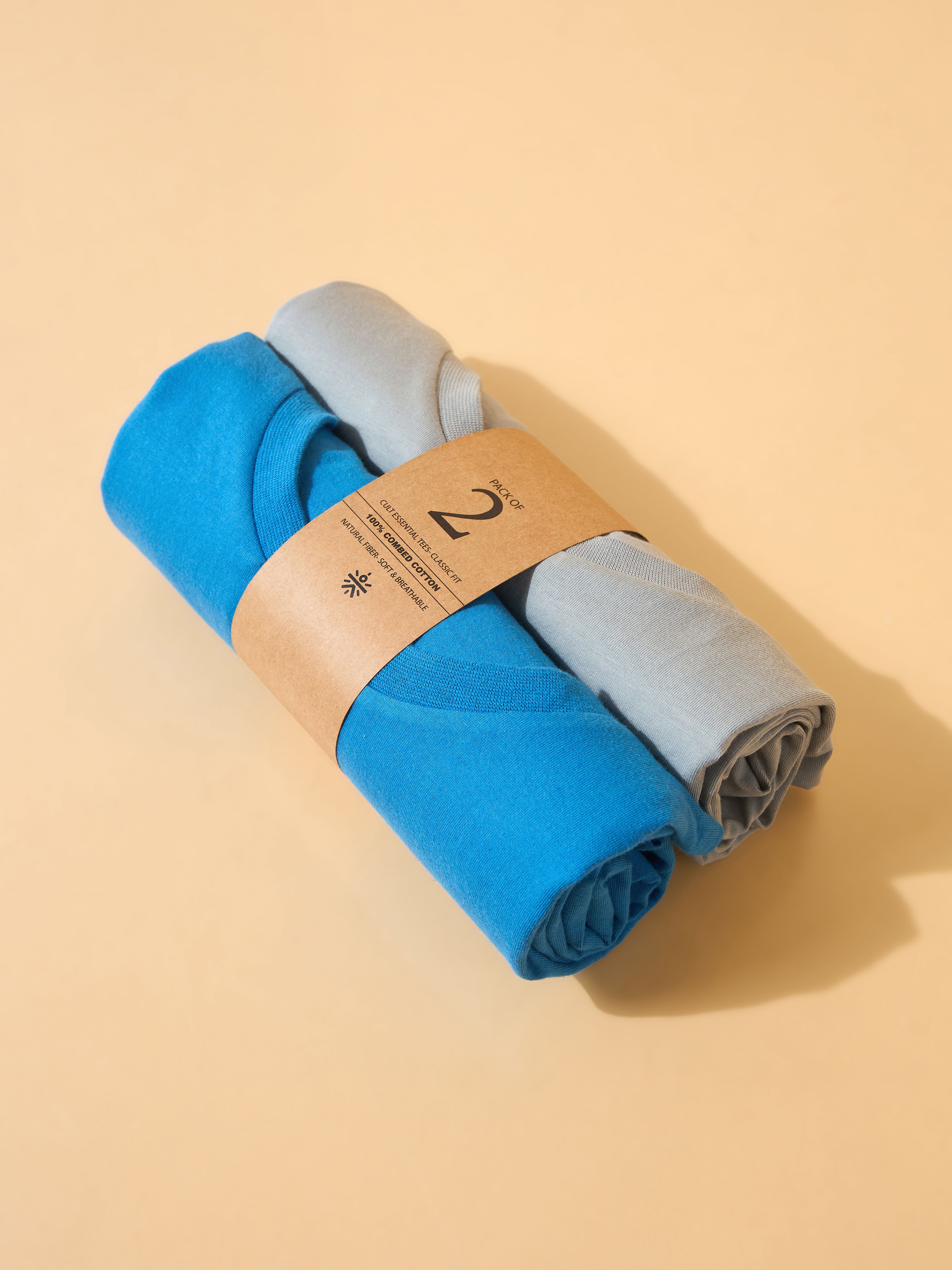 Cult Essential Cotton Pack of 2 T-shirts