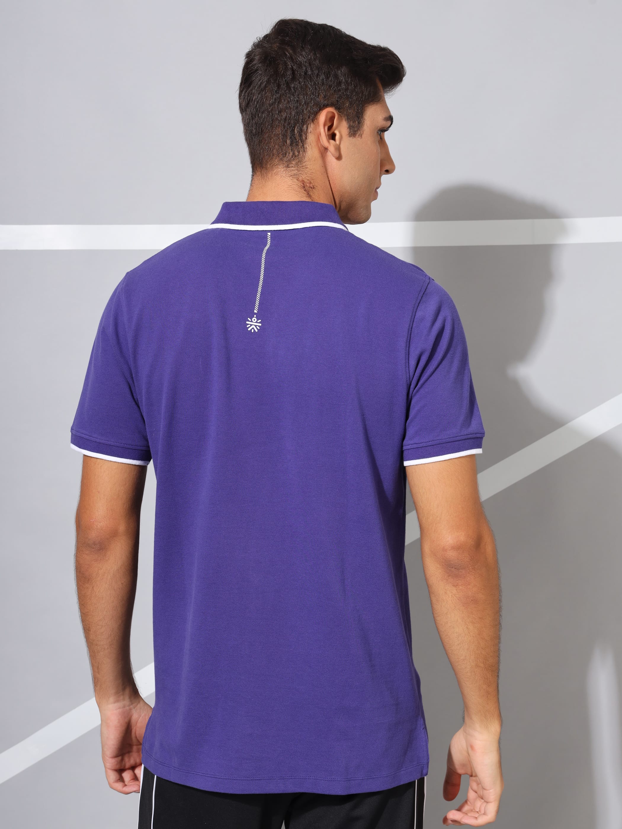 Polo Tshirt with Contrast Tipping