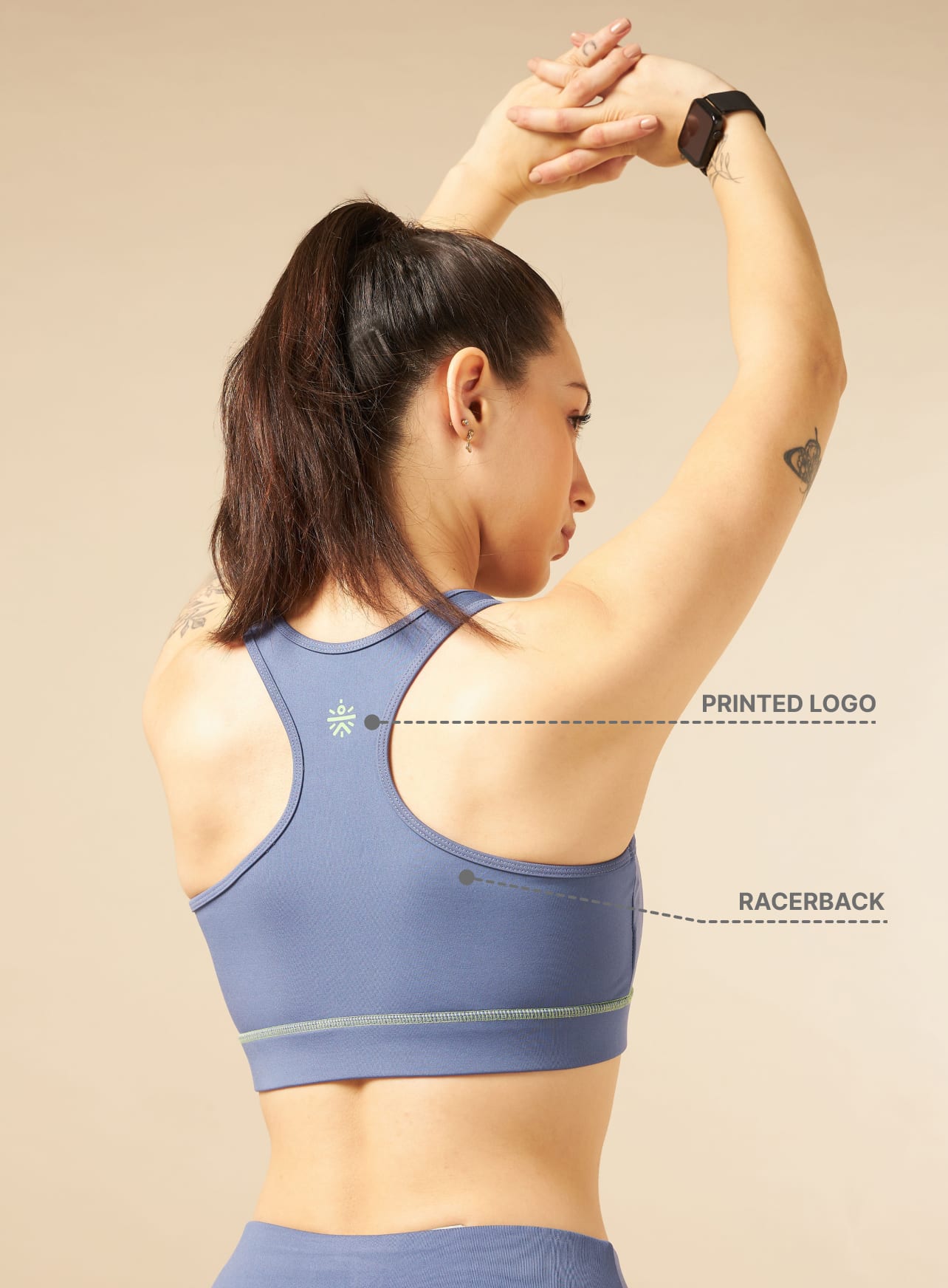 Purple Train-in Medium Support Sports Bra
