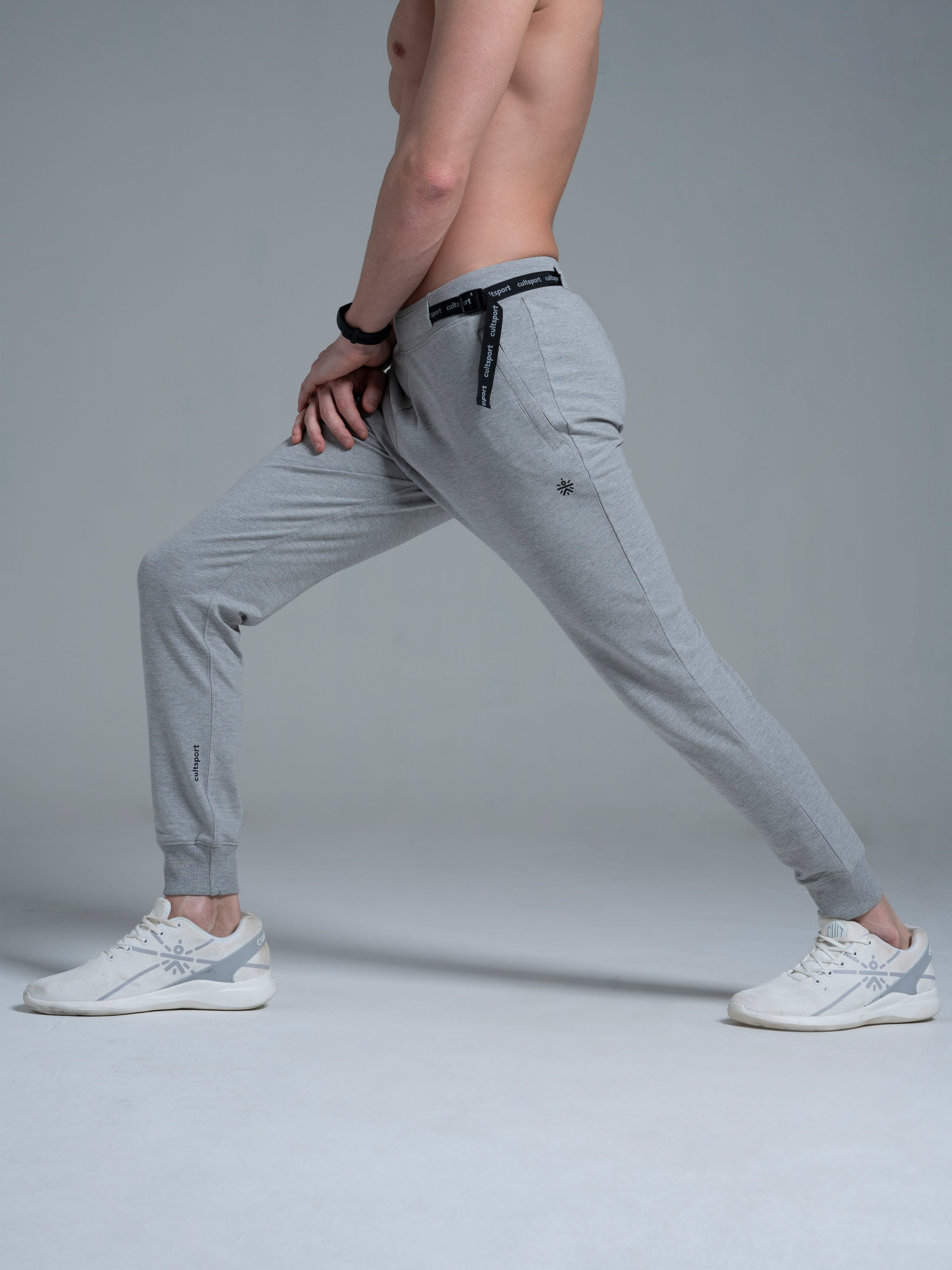 Flexoft Men's Solid Joggers