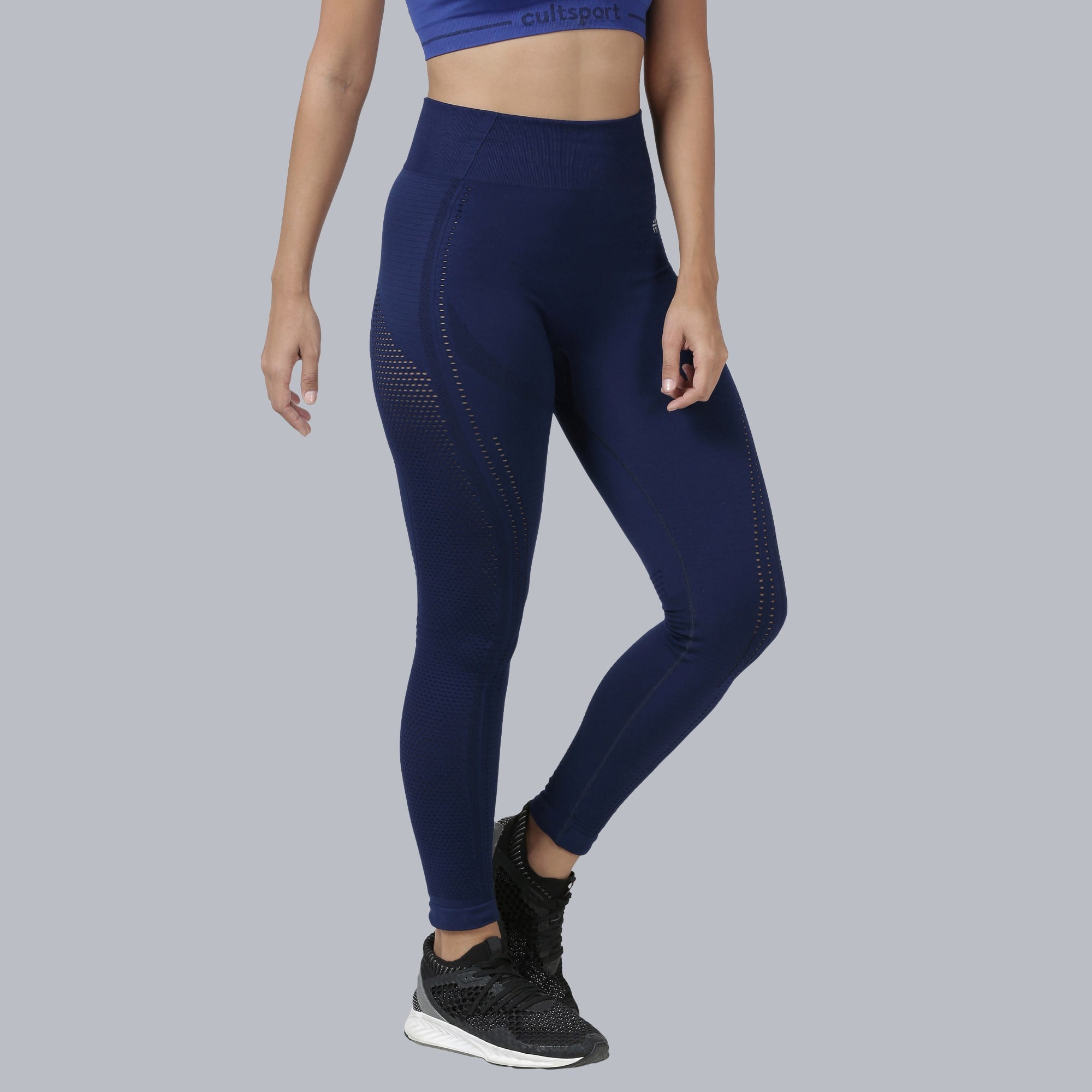 Yogini Serene Seamless Leggings Navy
