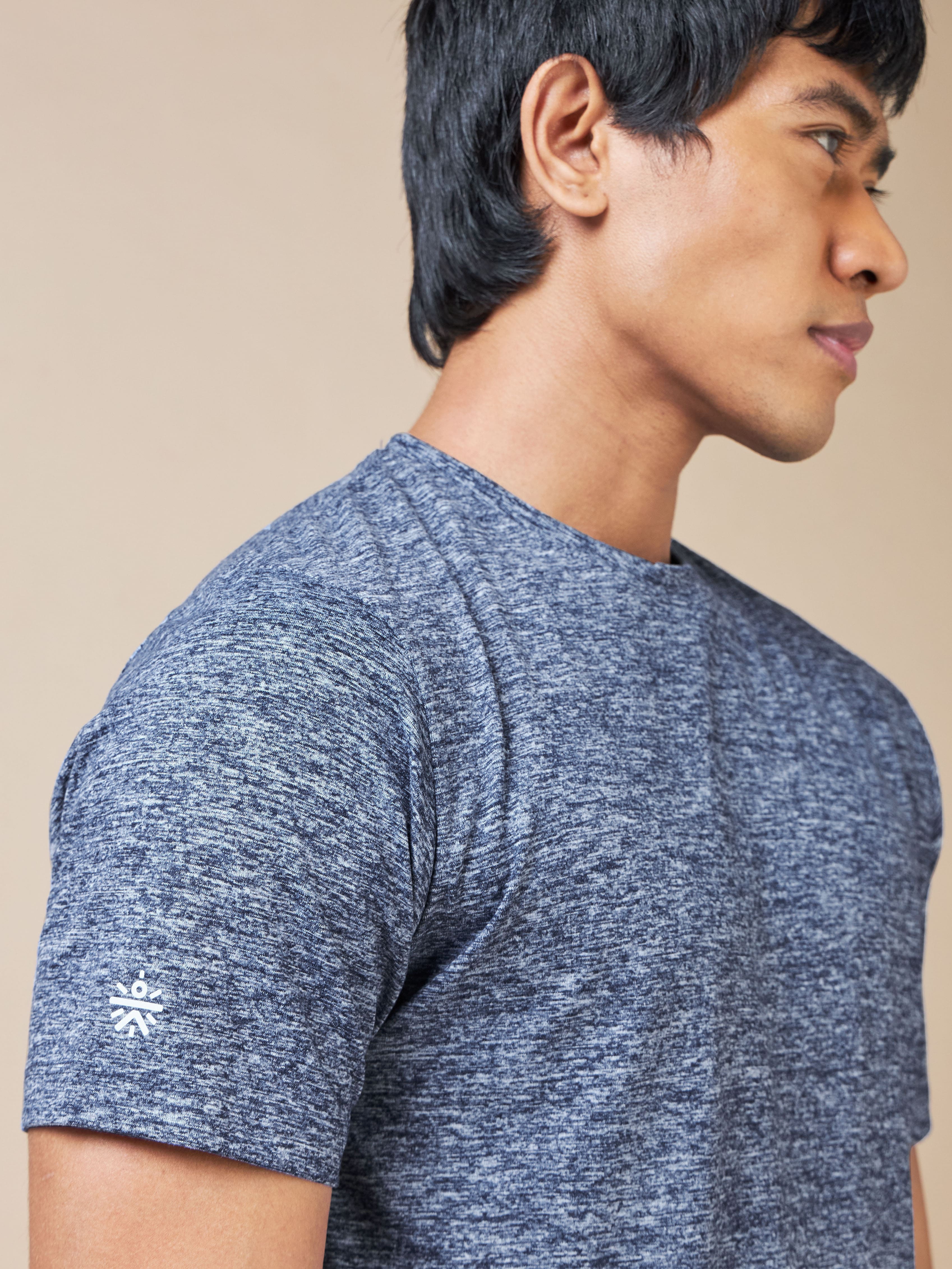 Men's All Day Workout Navy Comfortech T-shirt