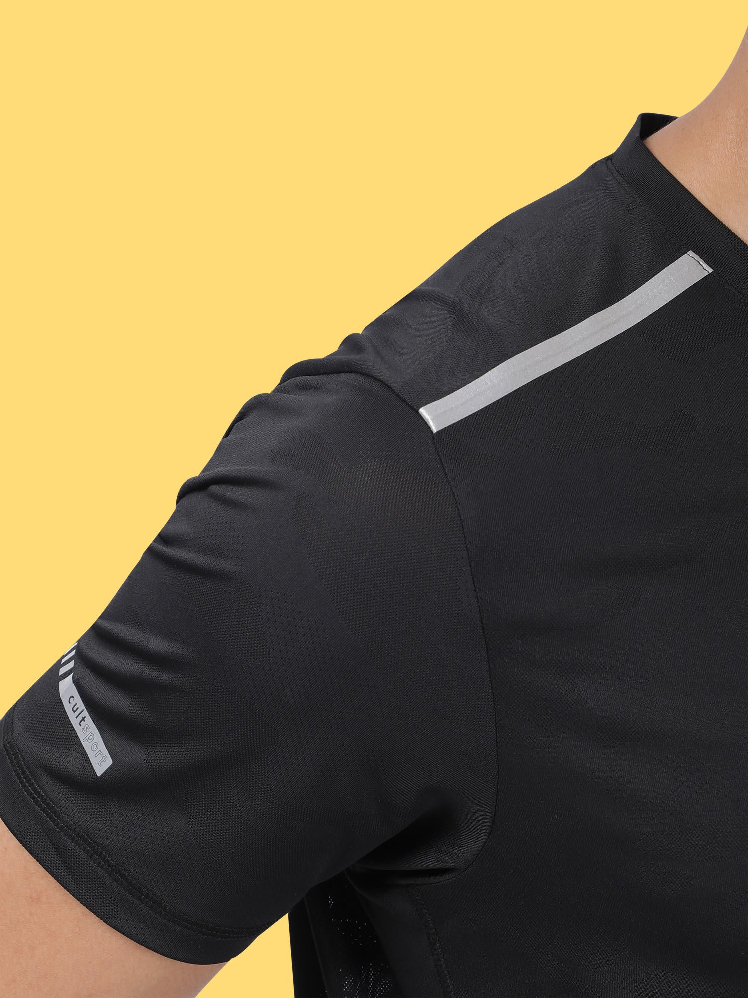 Vital Vent Black Camo Running Relaxed Tee