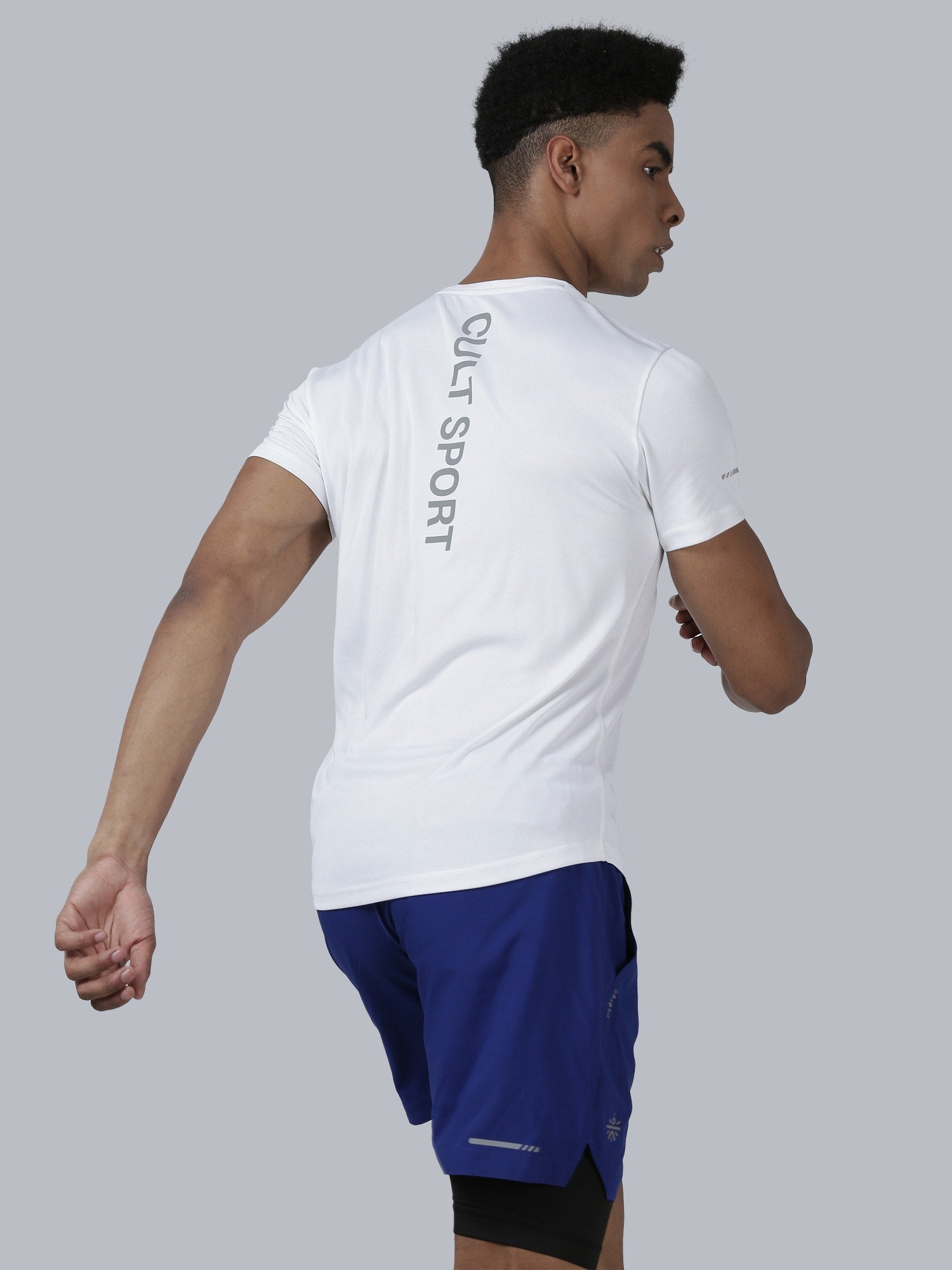 Vital Tread White Running Tee