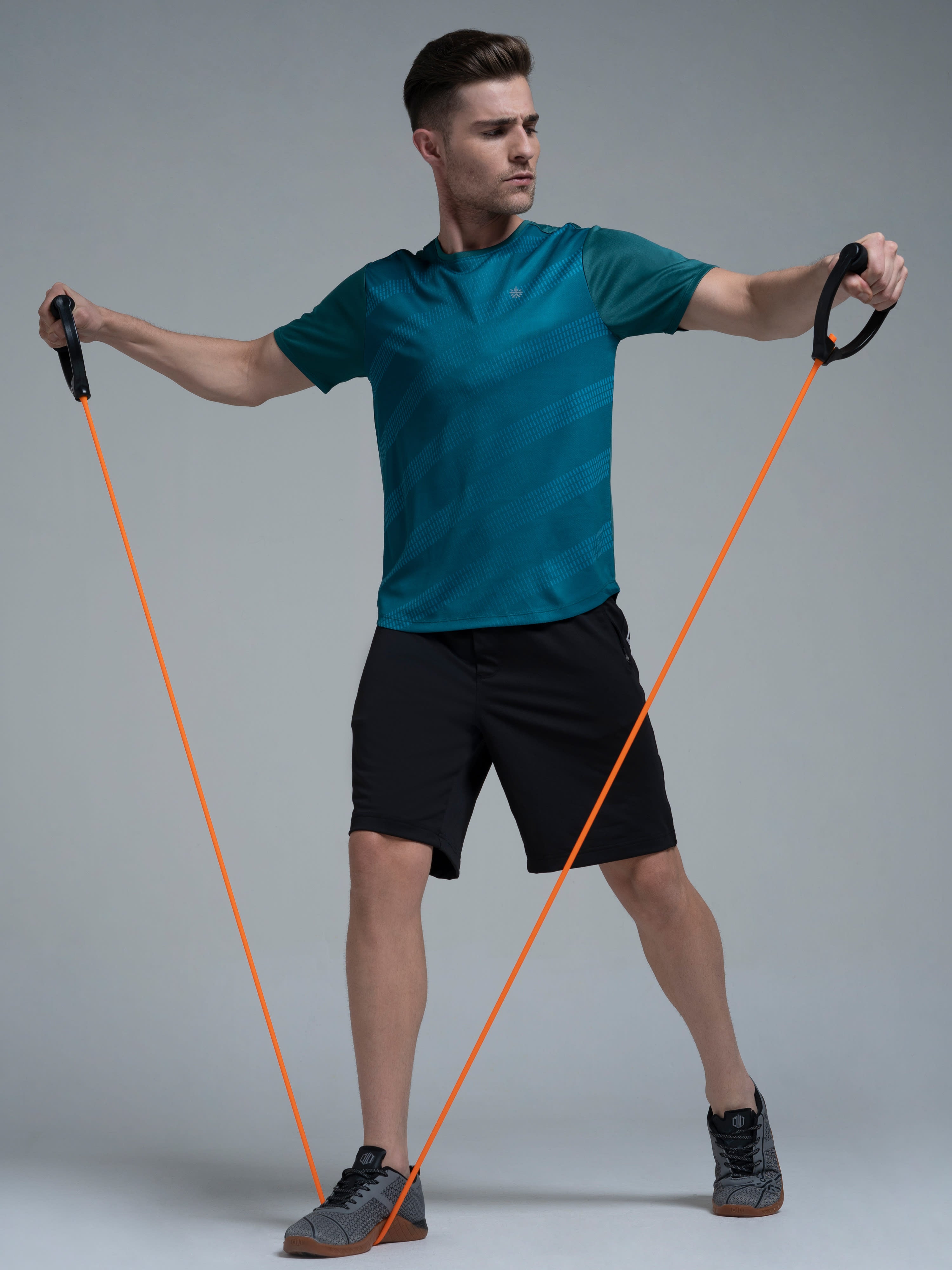 Blakout Signature Black Running Shorts