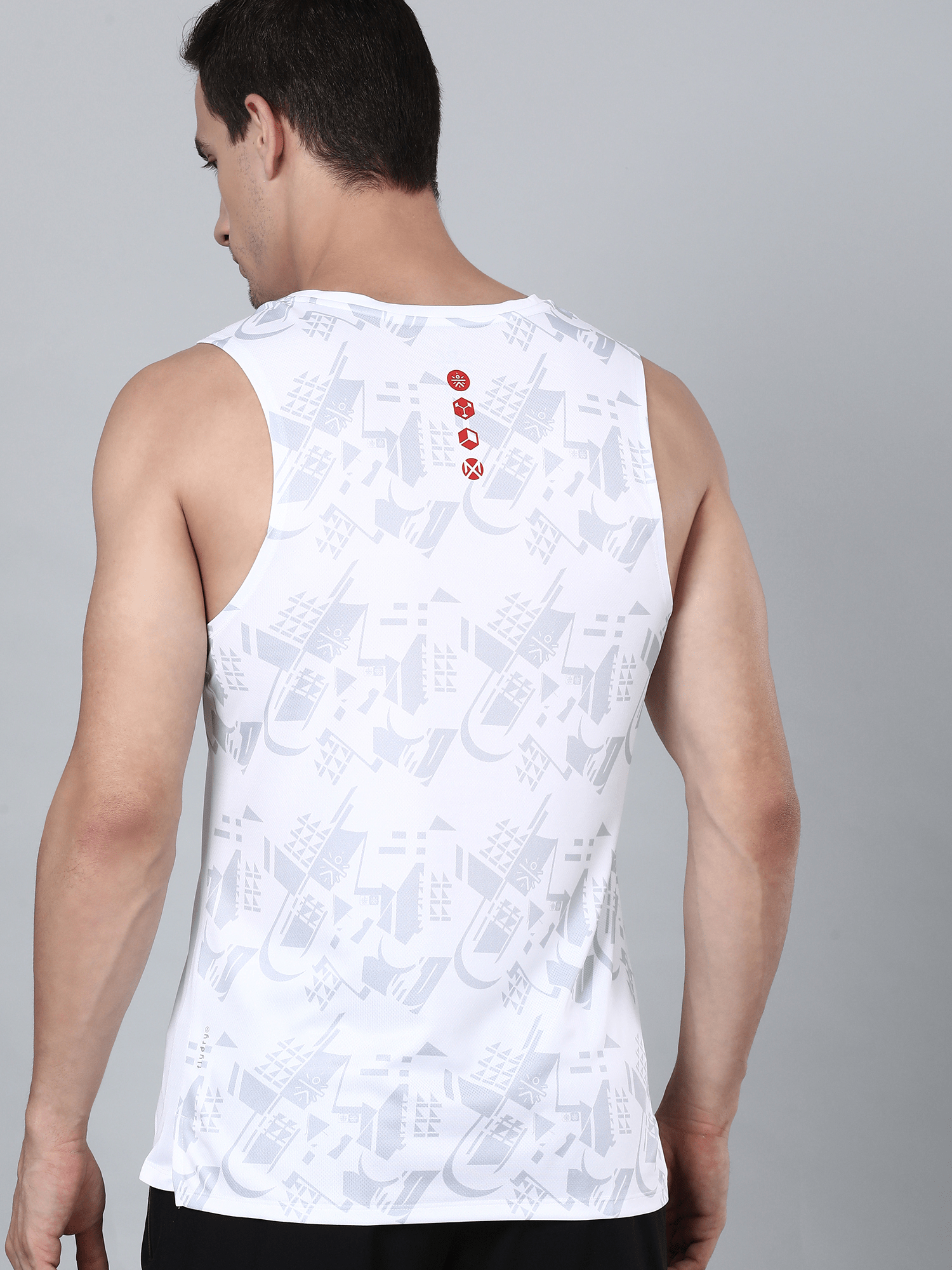 Dugout Hiero White Gym Tank