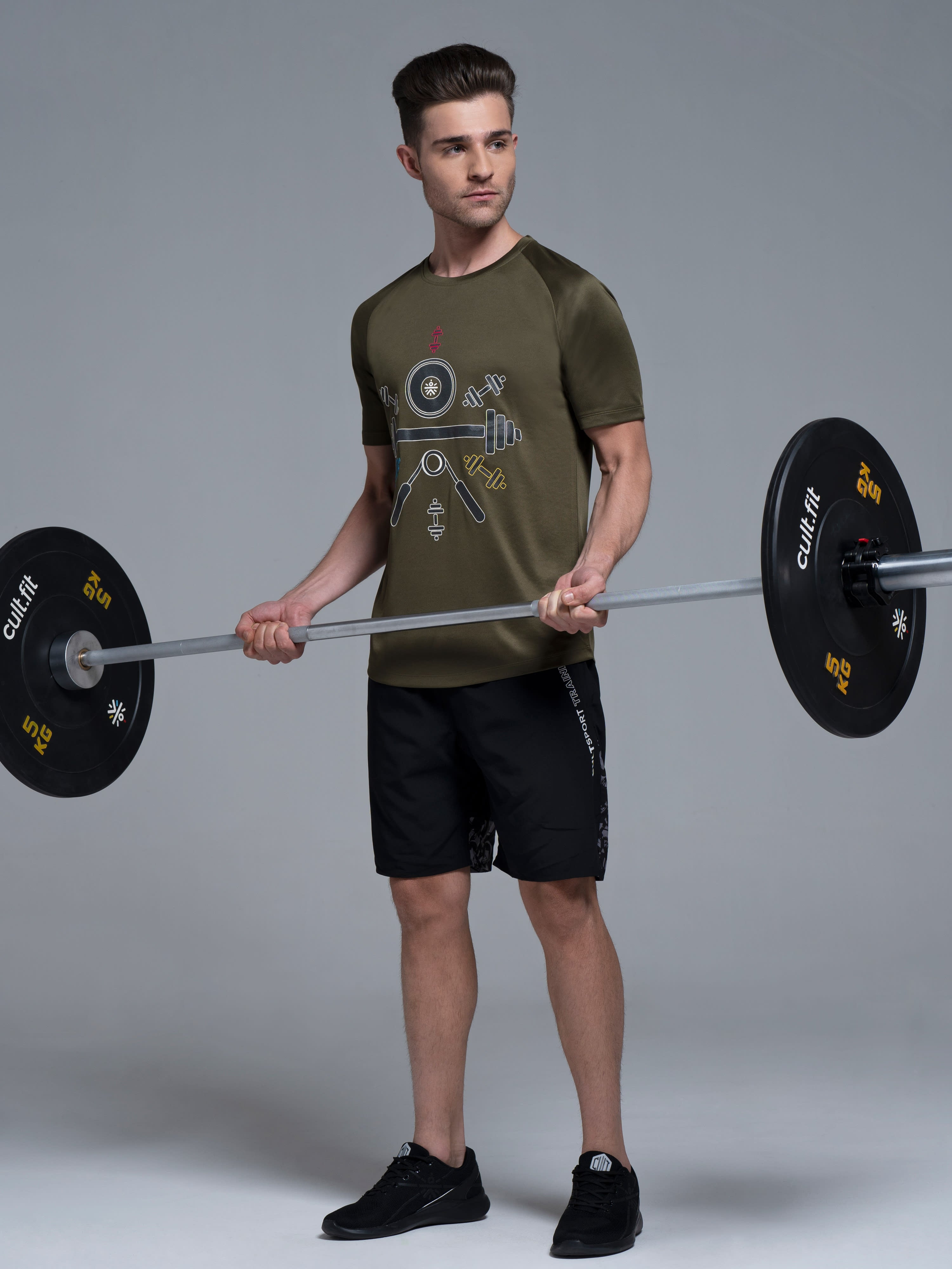 Men's Dumbbell Training T-shirt