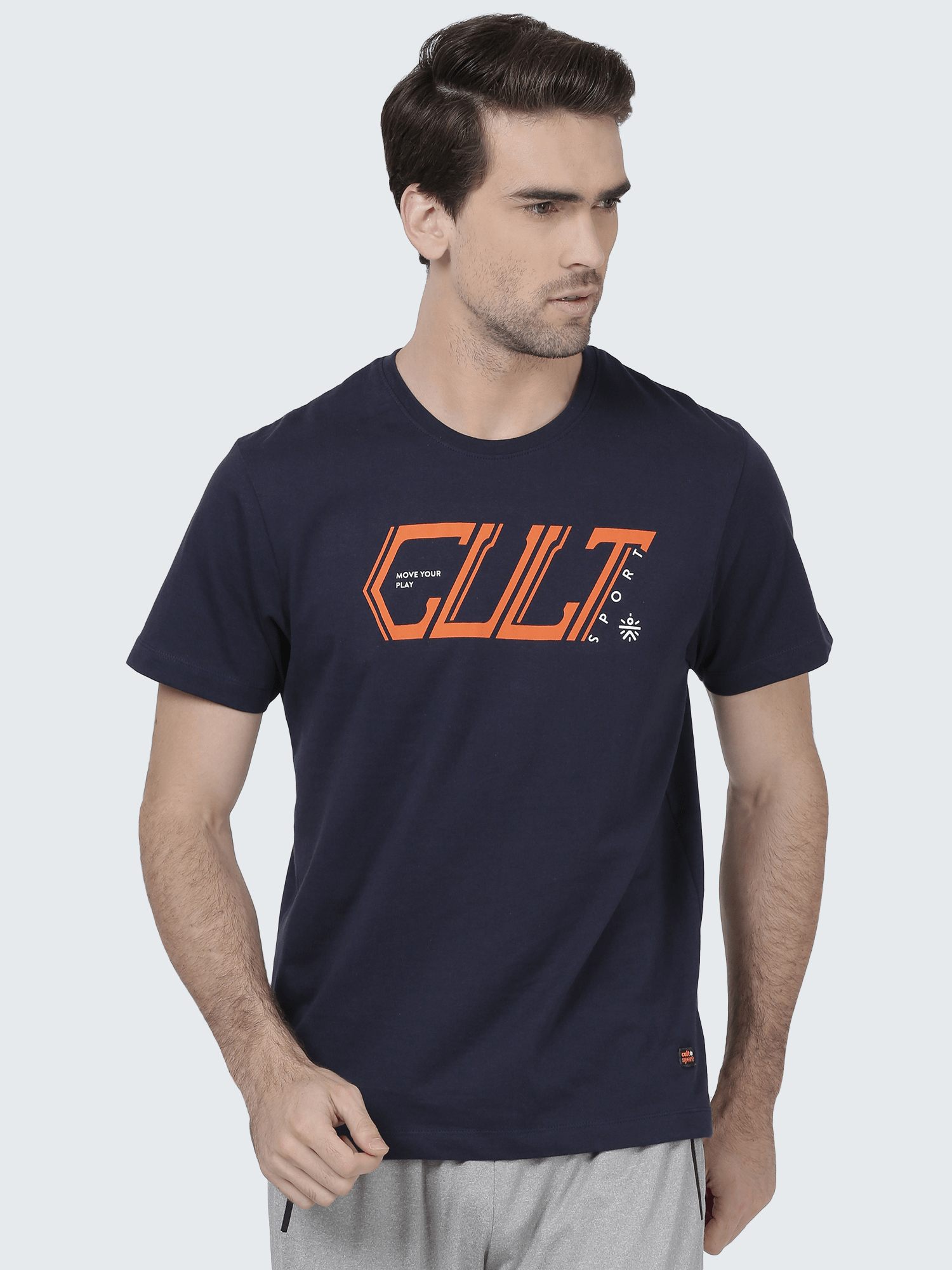 Everydays Mark Navy Cotton Tee