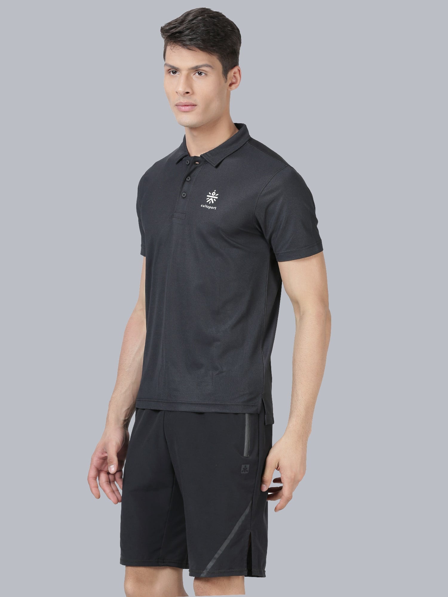 Everyday Athlete Polo T-shirt - Black