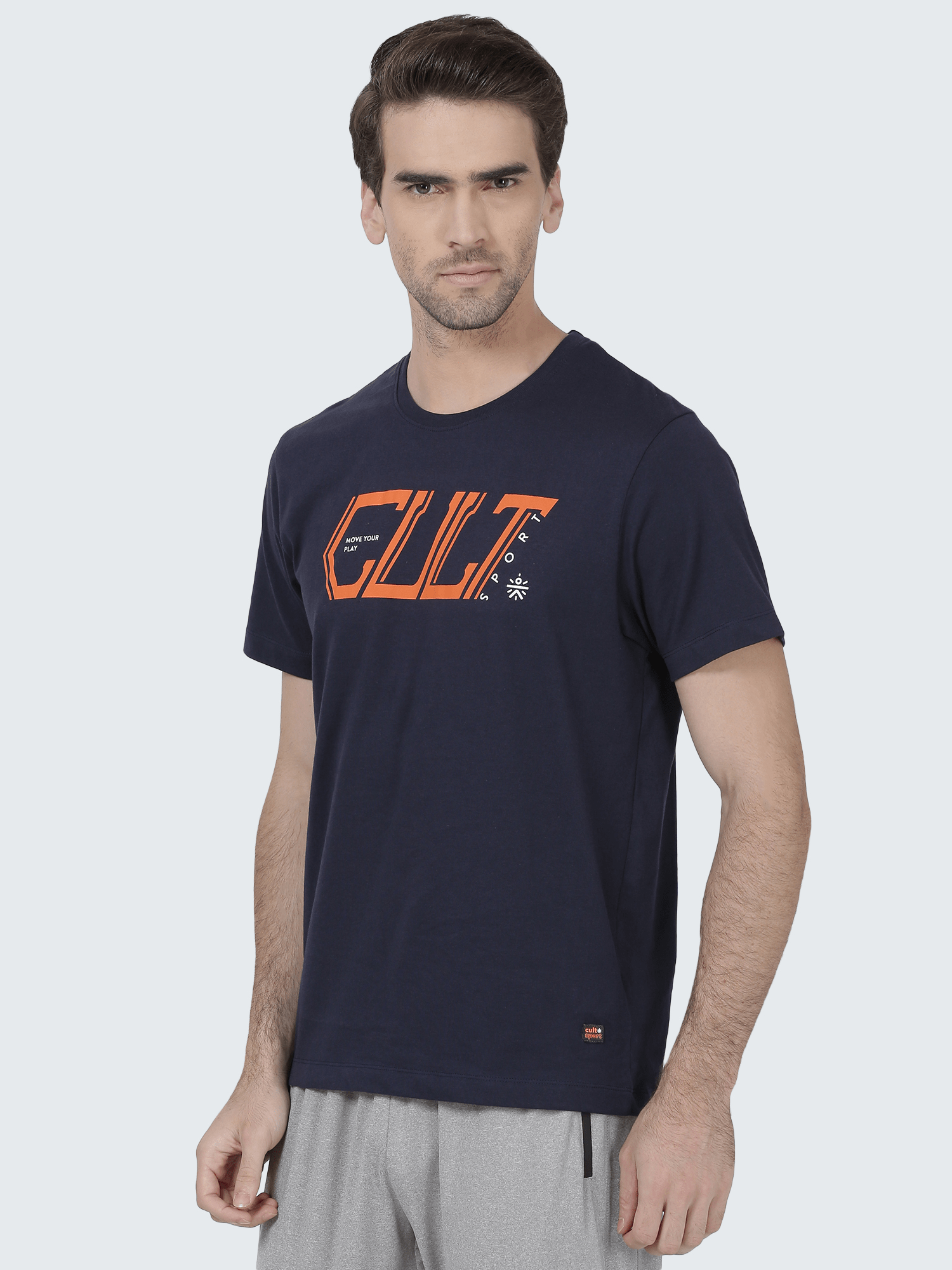 Everydays Mark Navy Cotton Tee