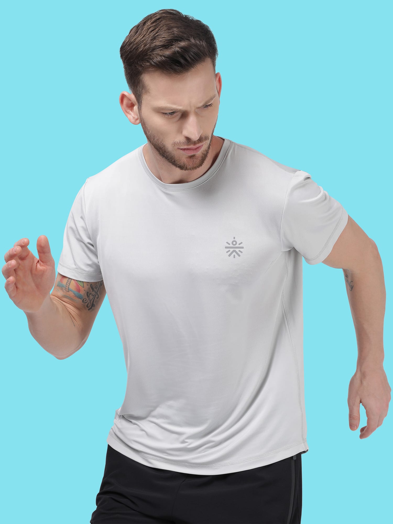 Vital Train Hard Grey Tee