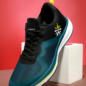 cult Speedster Men Running Shoes - Black/ Dark Teal