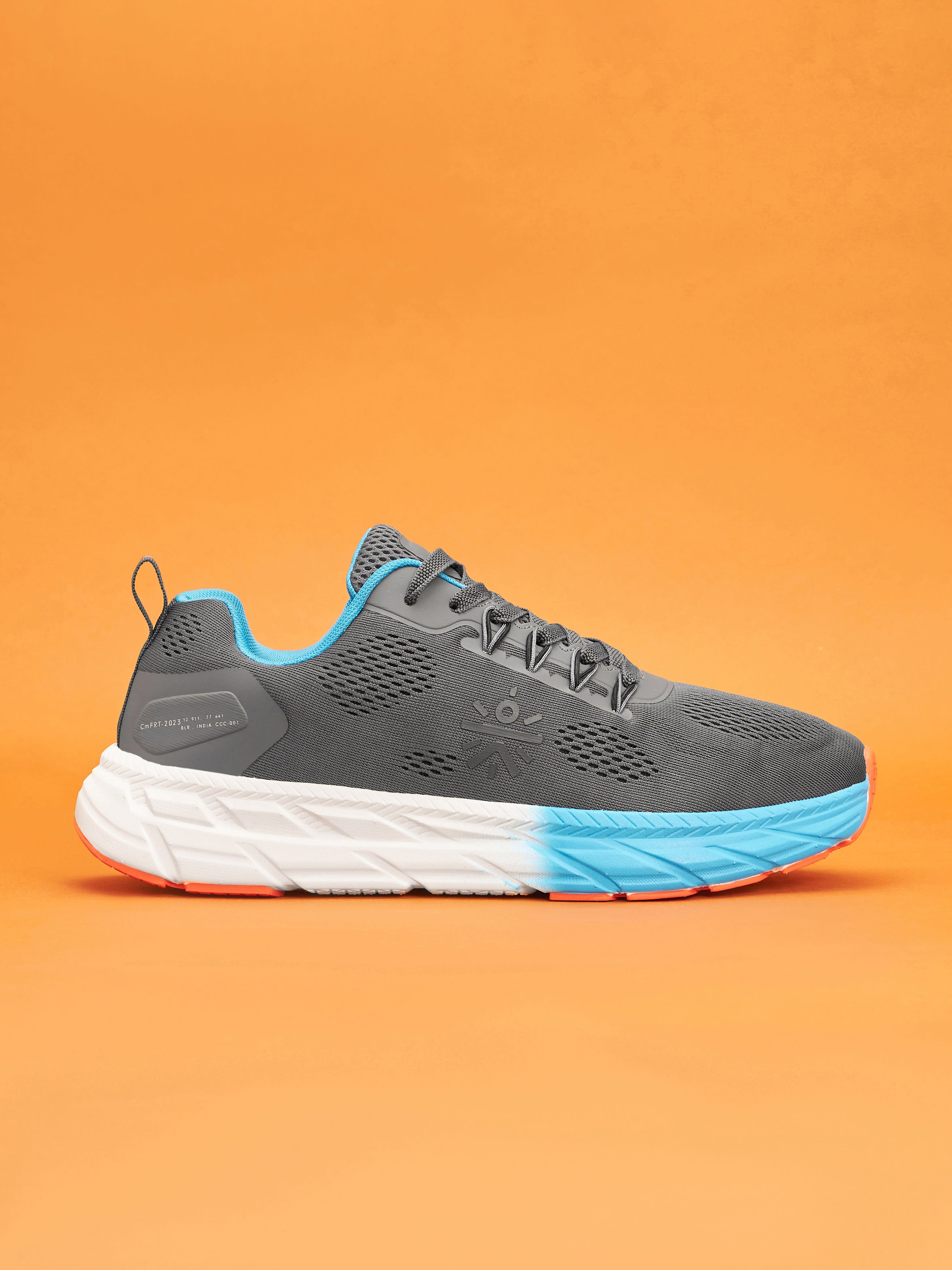 cult EZ+ Ryde Men Running Shoes - Carbon Grey/Blue