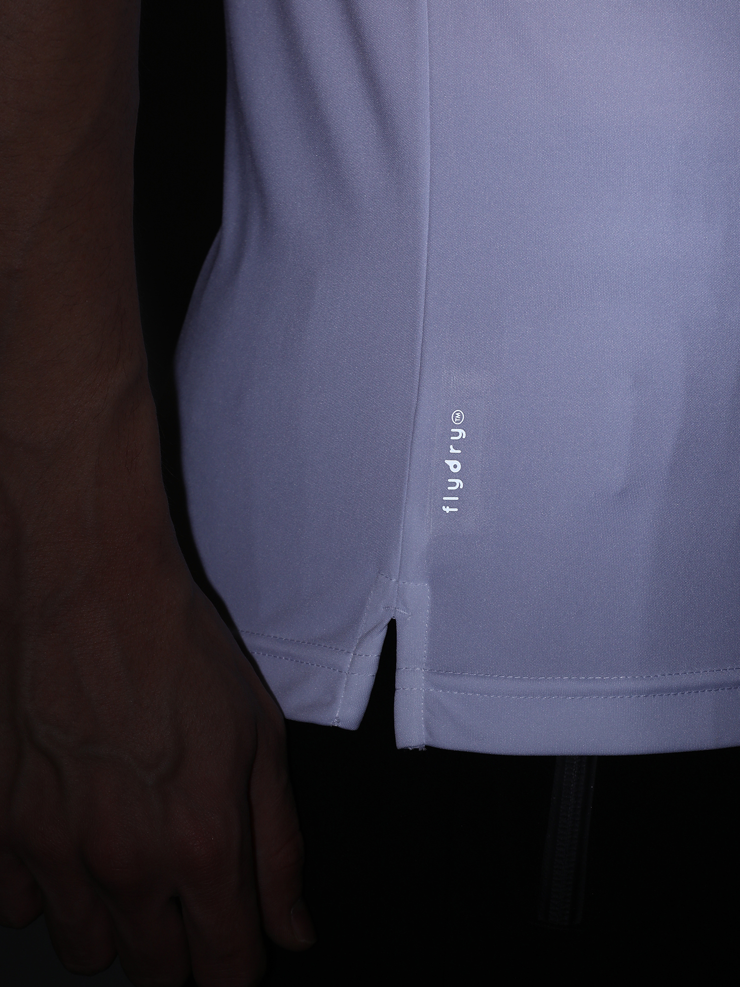 Signature Tri-tone White Gym Polo