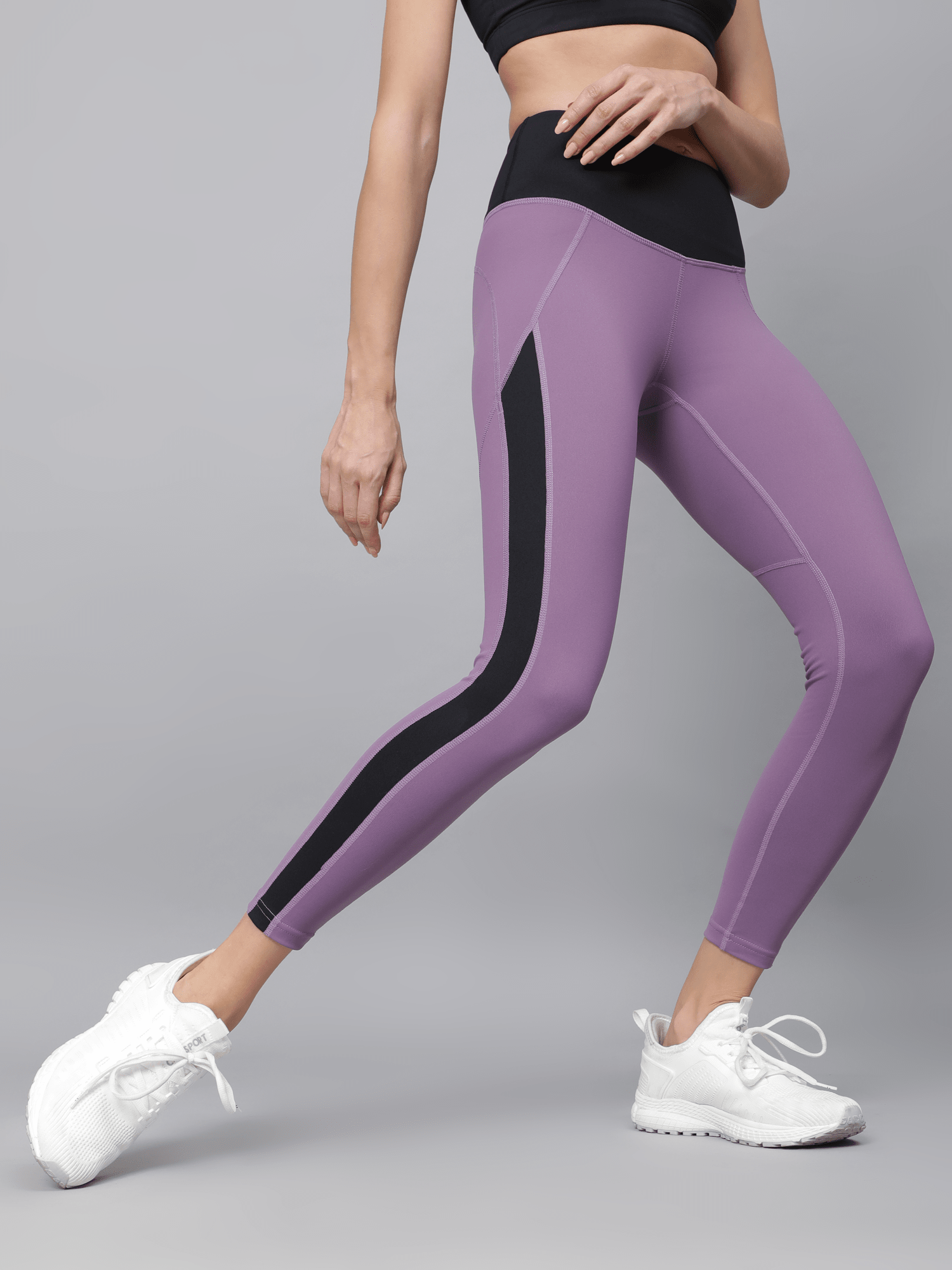 AbsoluteFit Elevate Purple Workout Leggings
