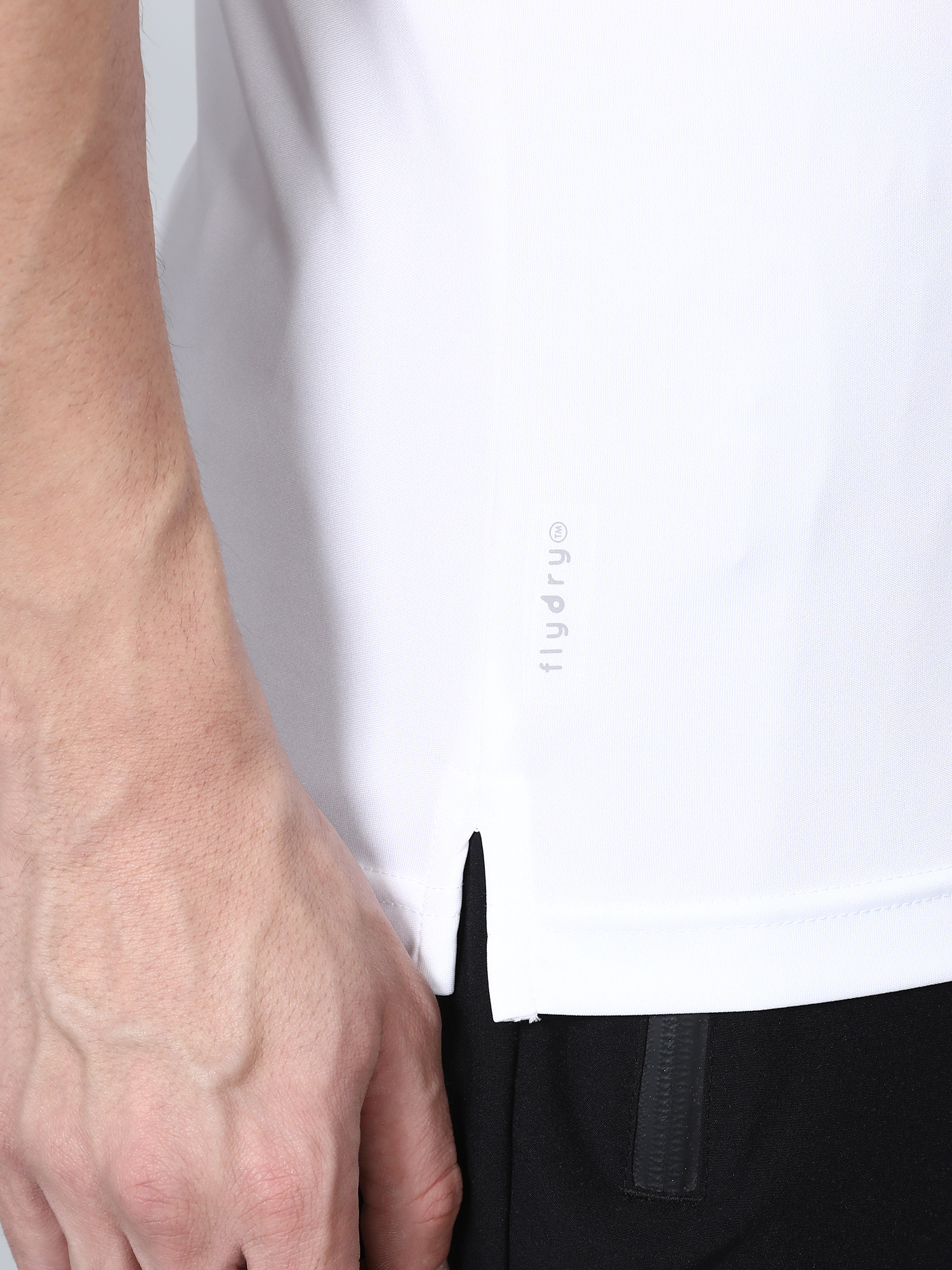 Signature Tri-tone White Gym Polo