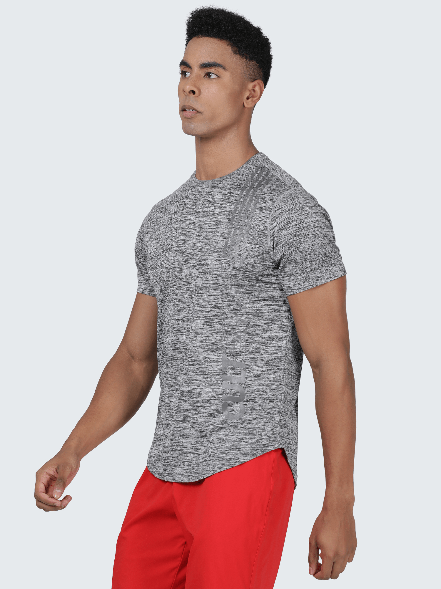 Signature Grey Mel Workout Tee