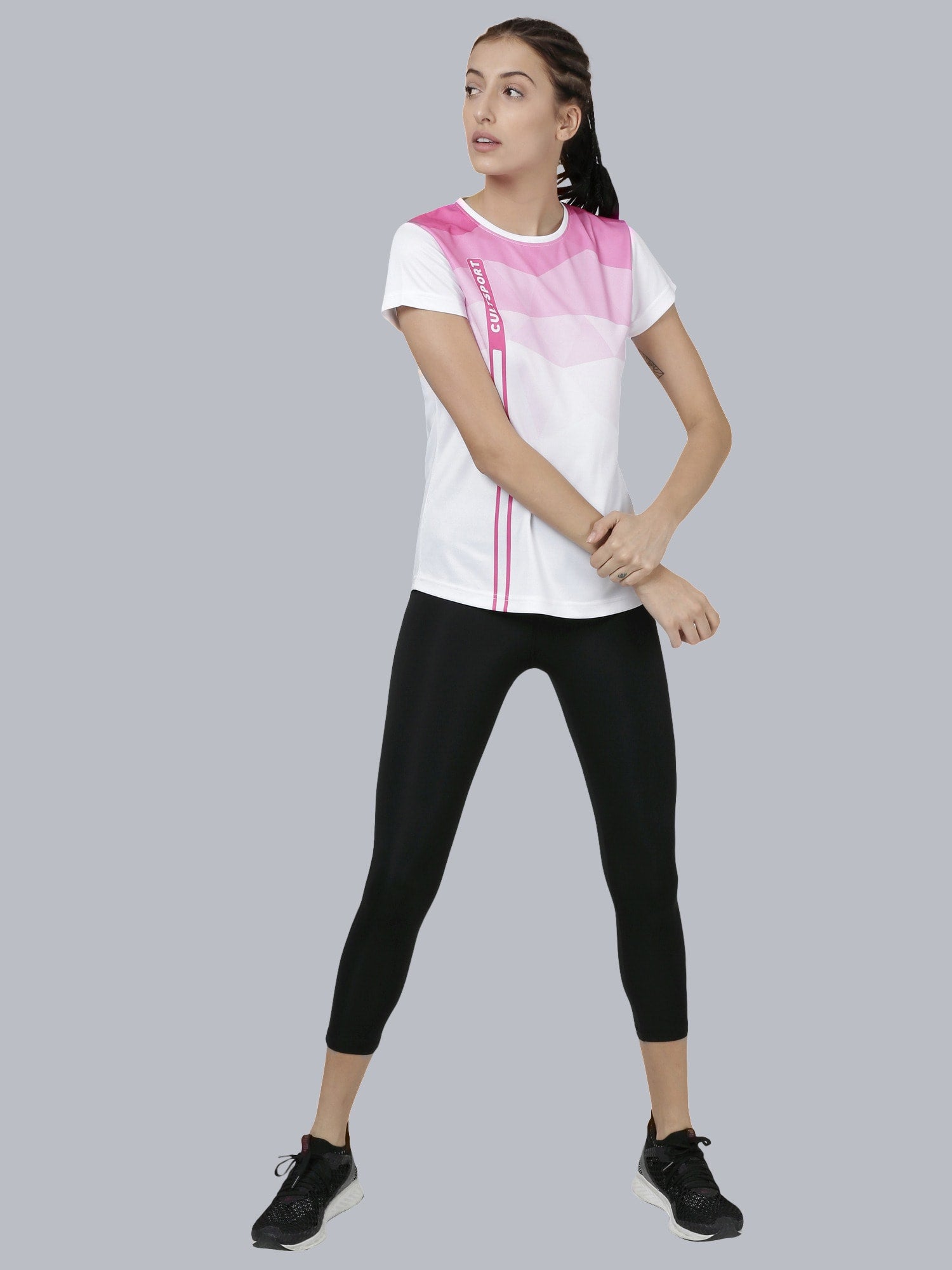 Dugout Pyramid Pink Relaxed Tee