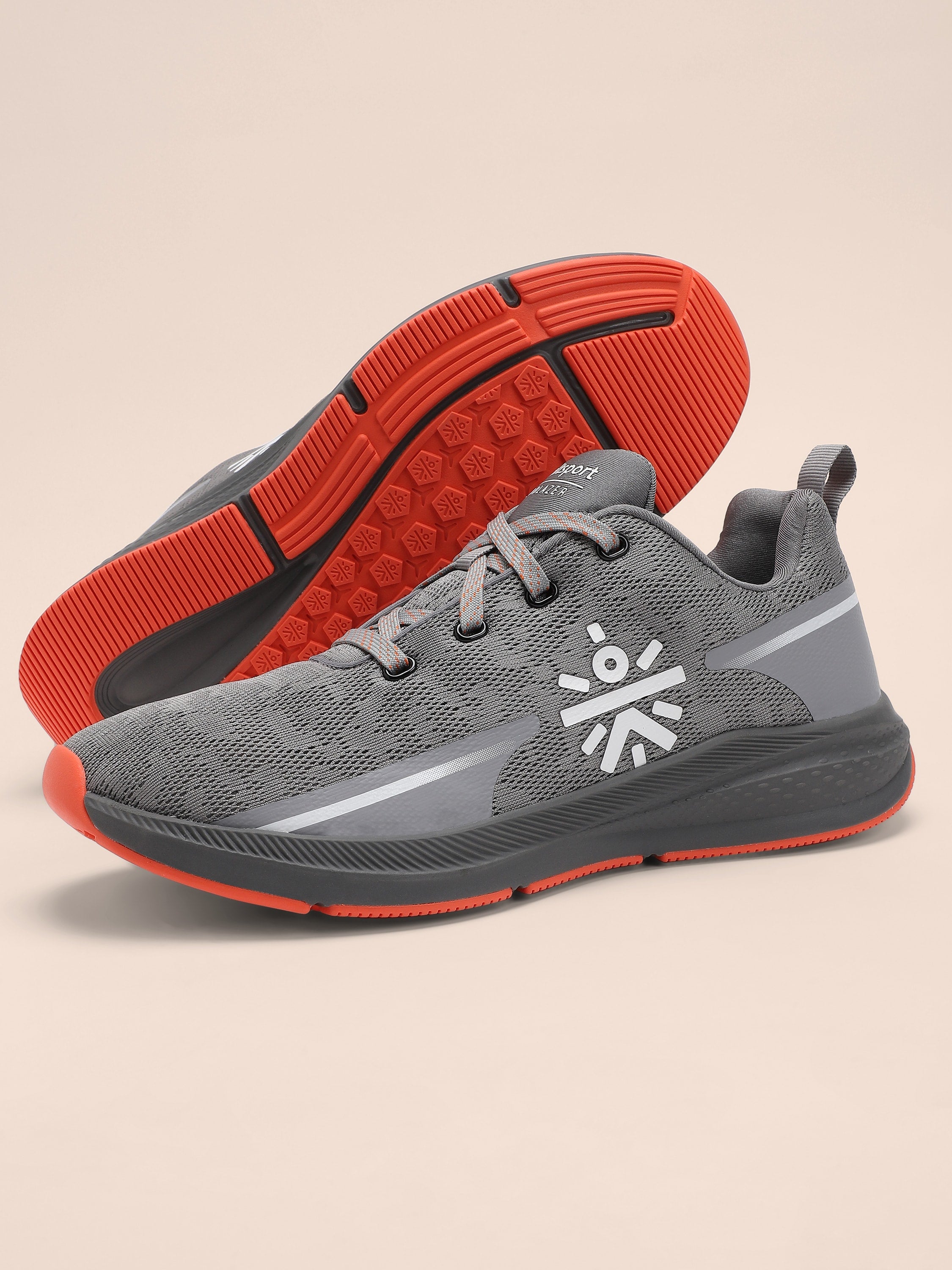 cult Windblazer Men Running Shoes - Grey/Orange