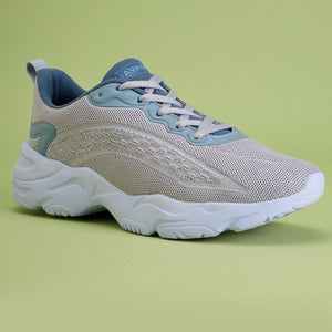 Avant Women's Foam Walking Shoes - Grey/Sky Blue