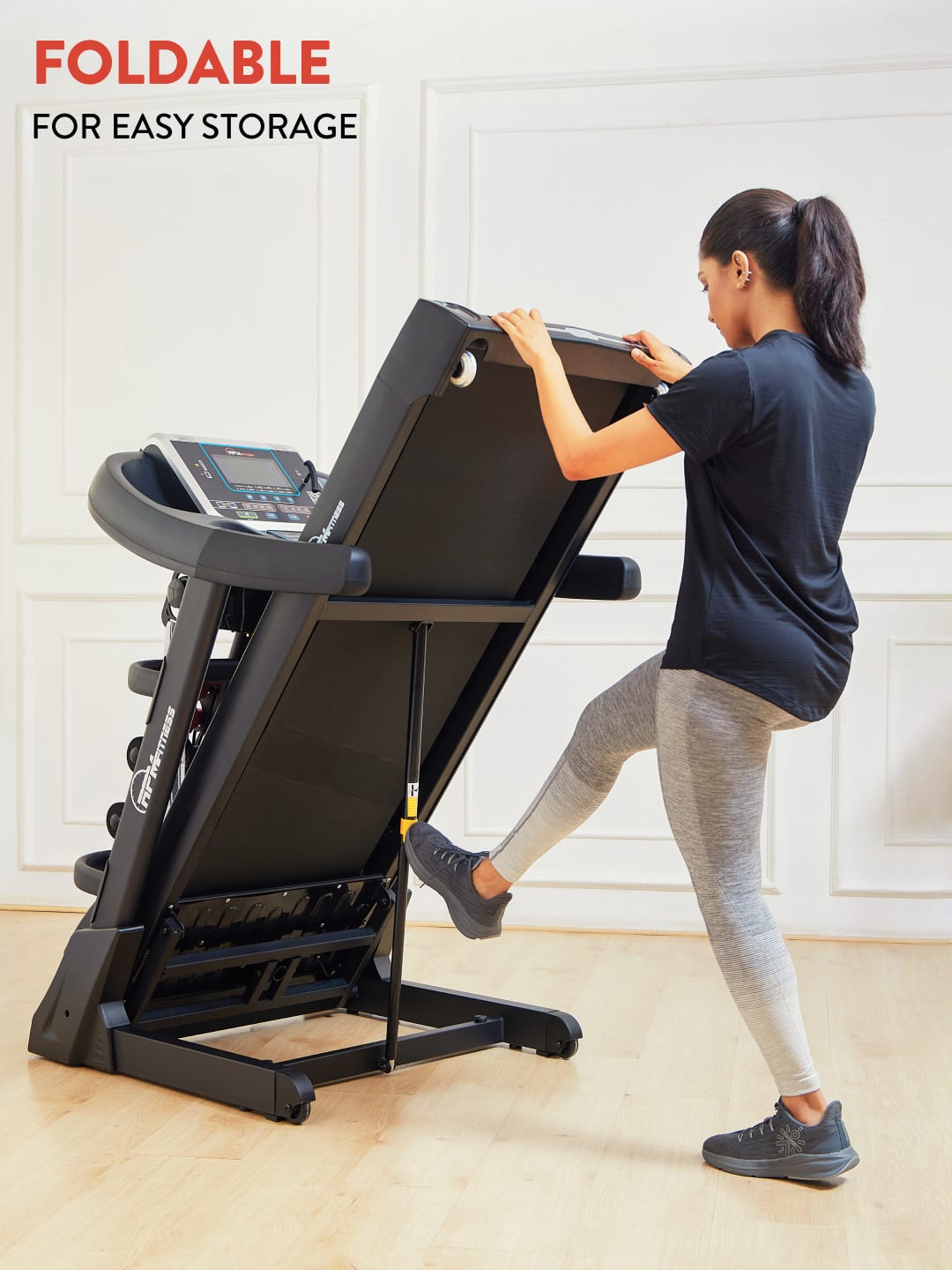 RPM757MI 5.5HP DC Treadmill | 15-level Auto-Incline & Massager | Max Weight-130kg | Max Speed-18kmph (with 6 months extended warranty)