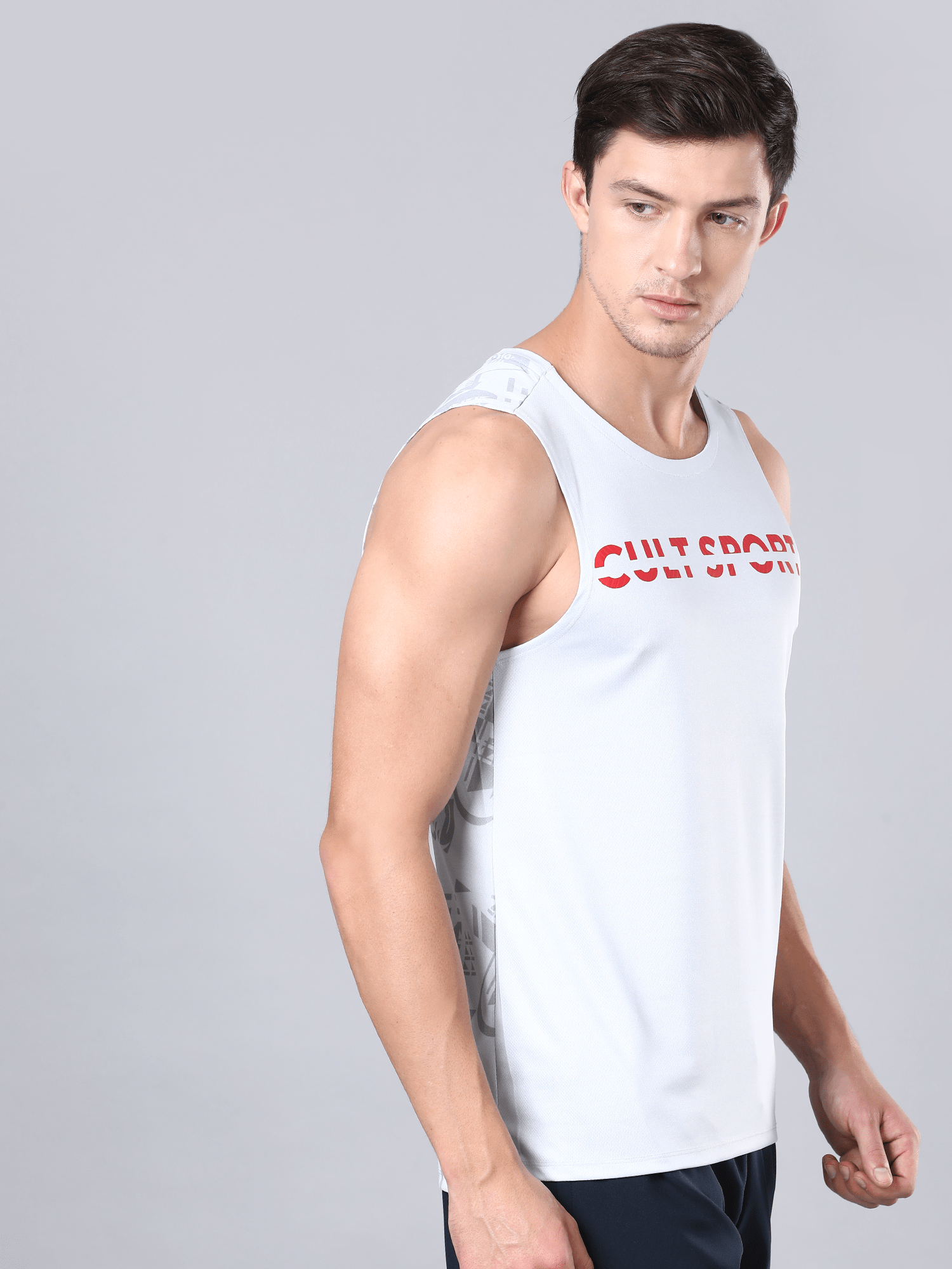 Dugout Houndstooth Grey Tank