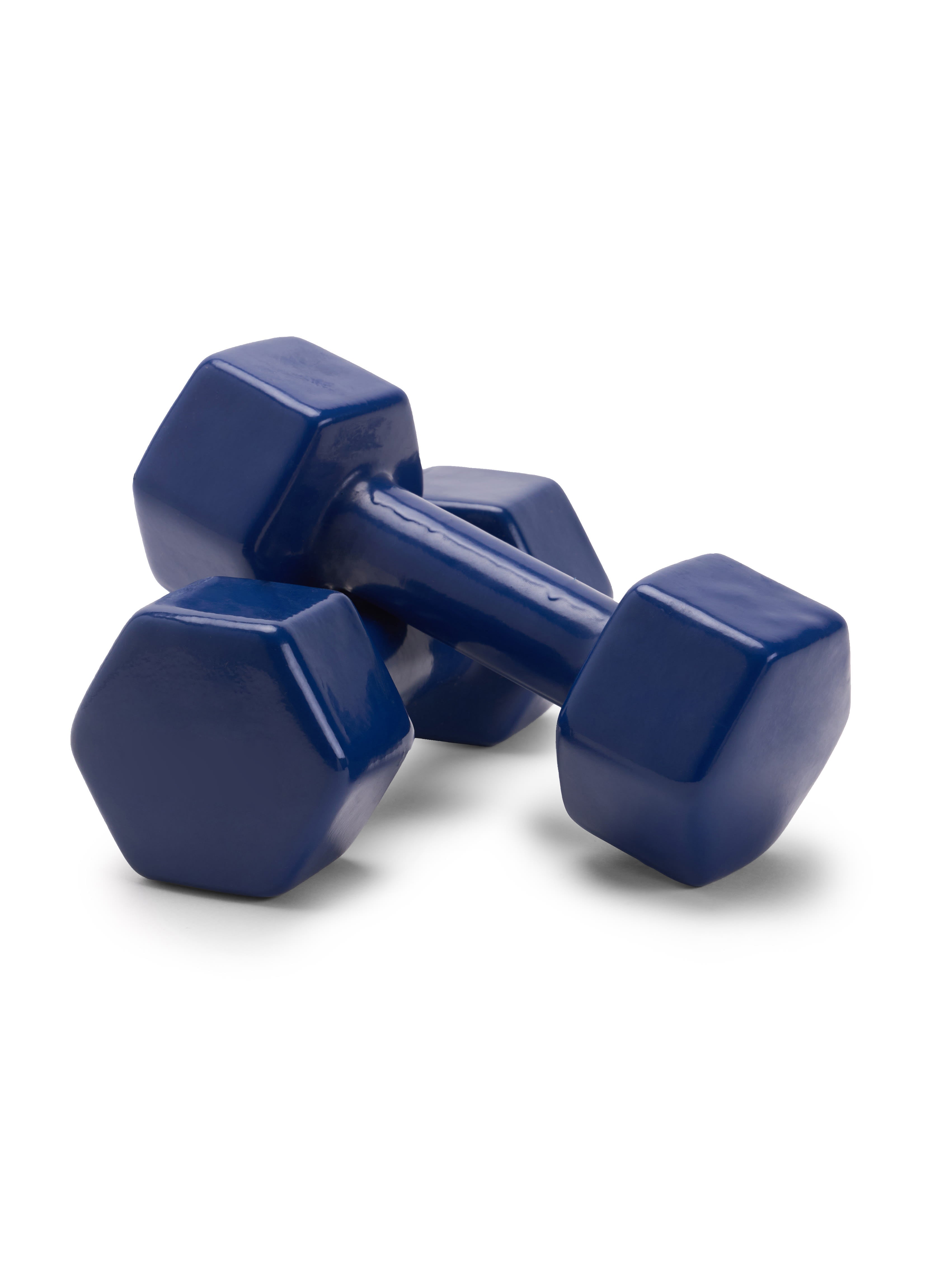 Vinyl Dumbbell 5Kg x 2 Blue