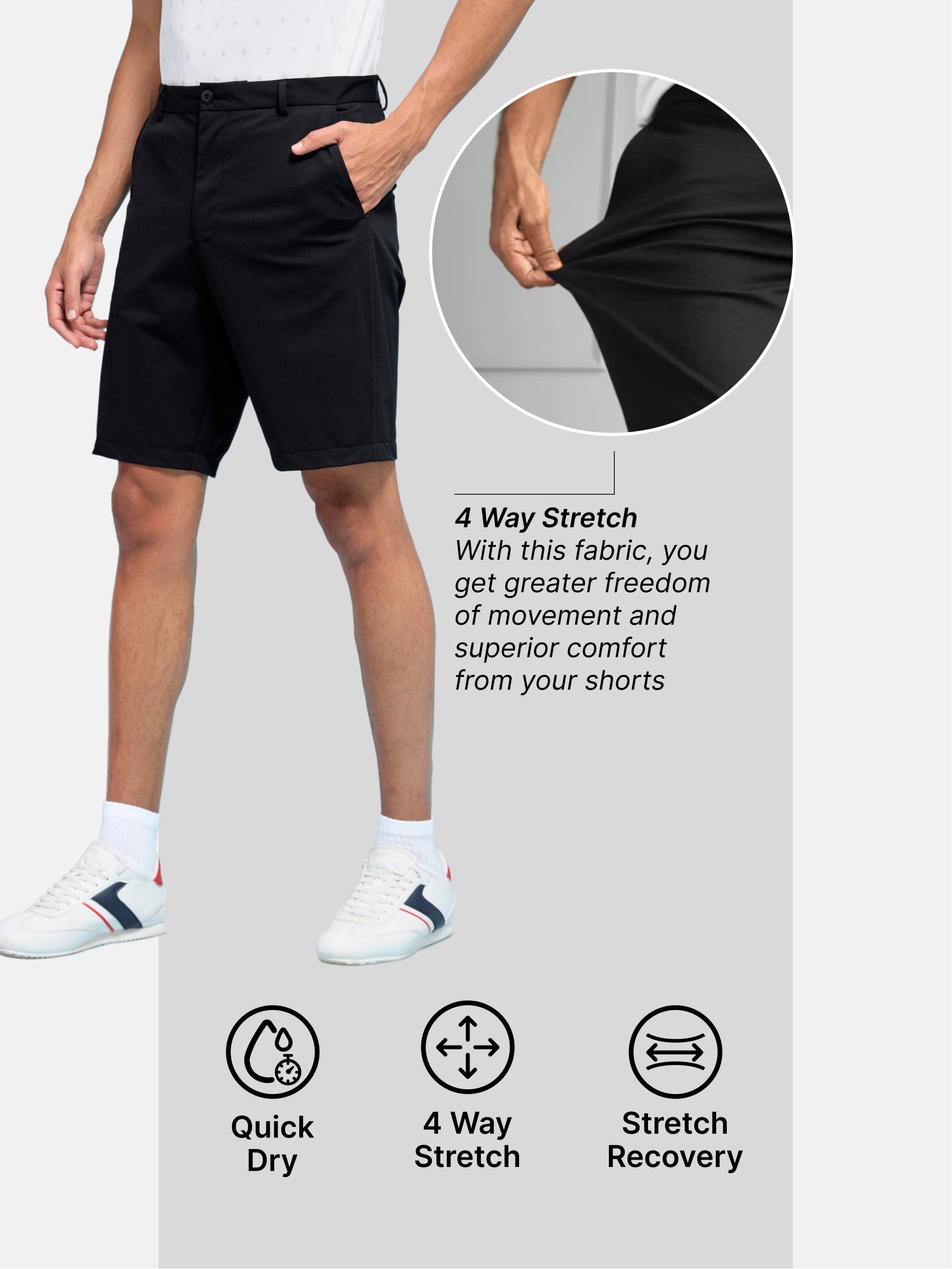 All Day Comfort Solid Shorts