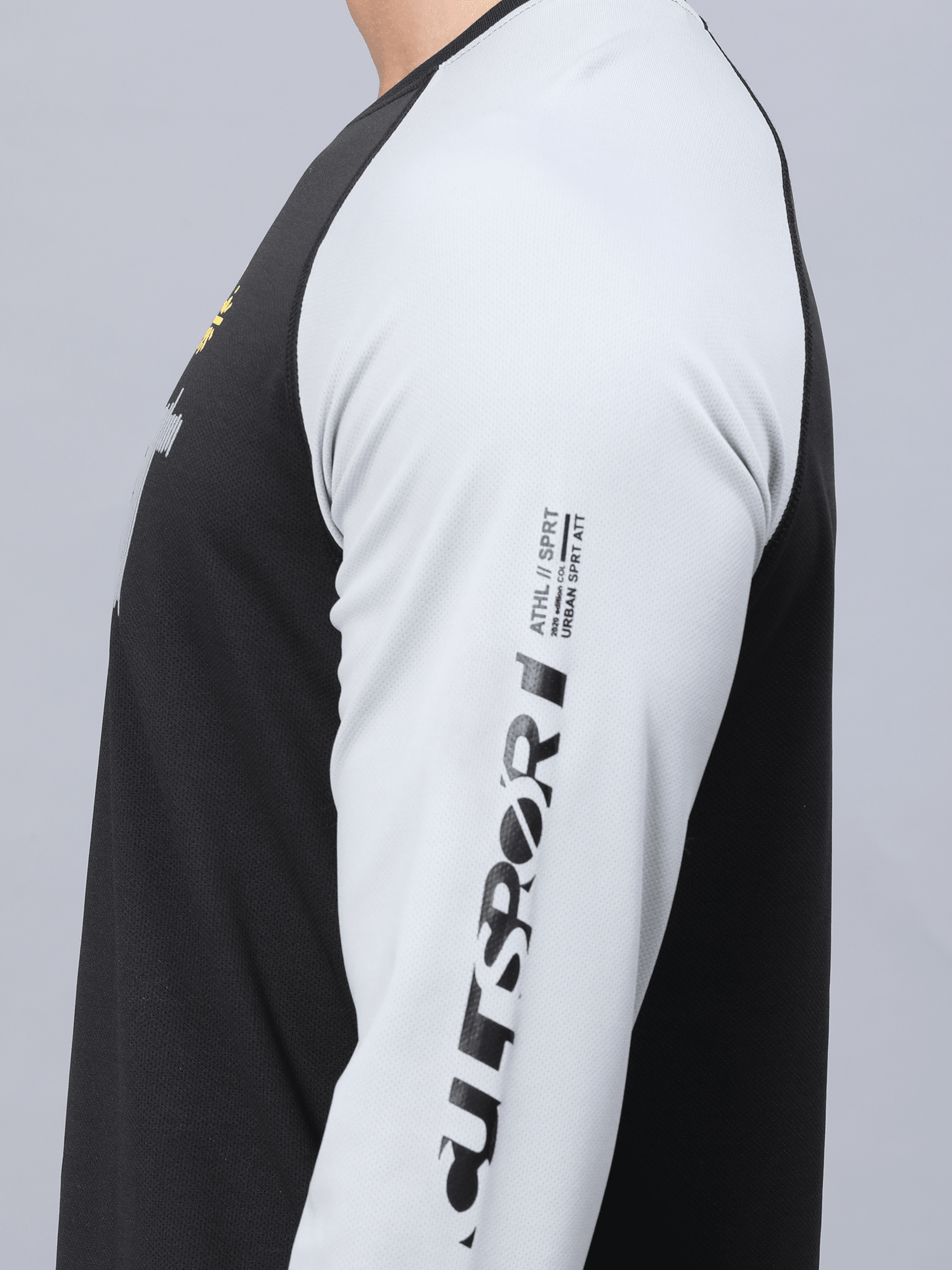 Abstract Unit Black Tee