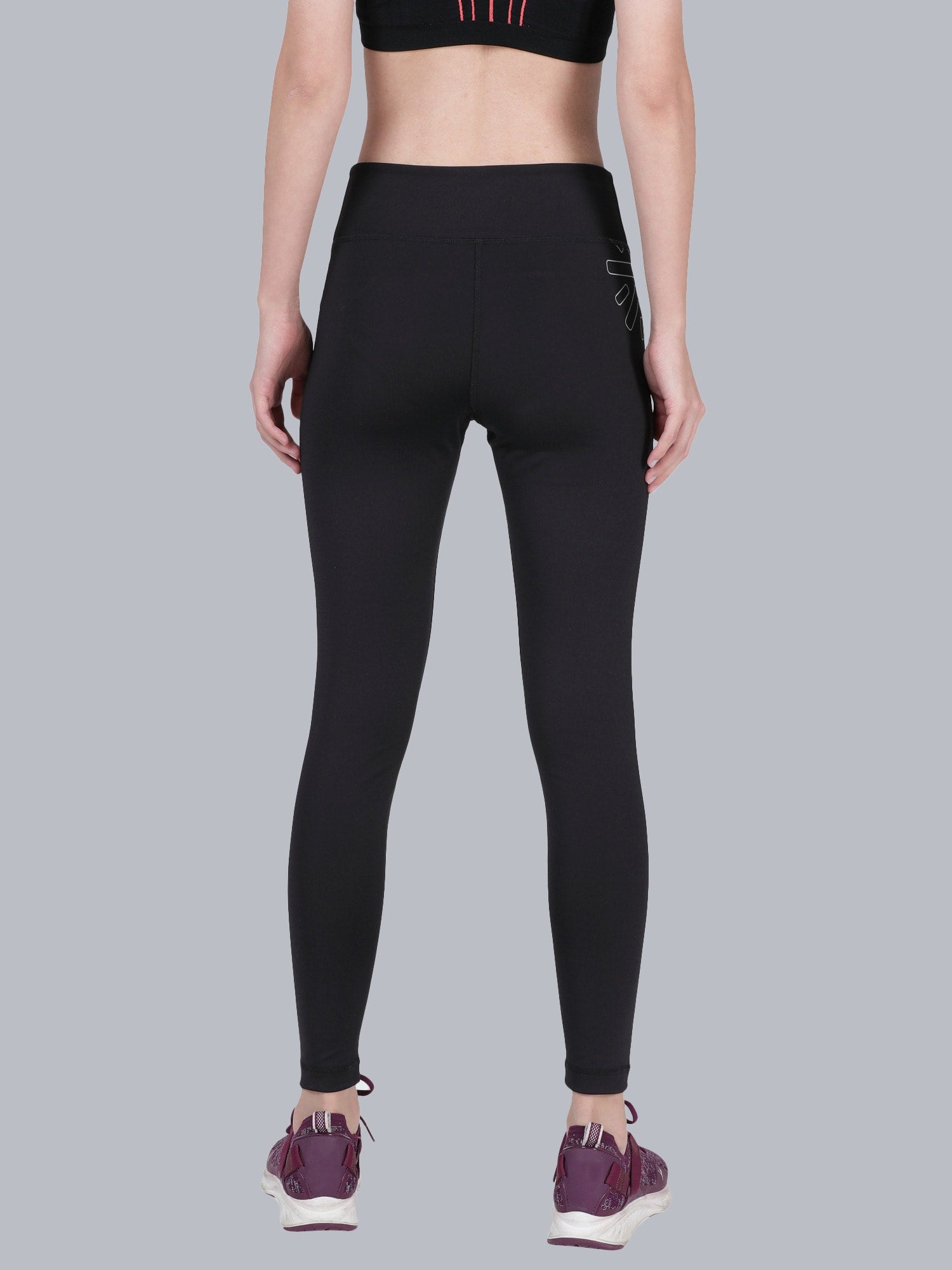 Vital V-man Black Gym Leggings