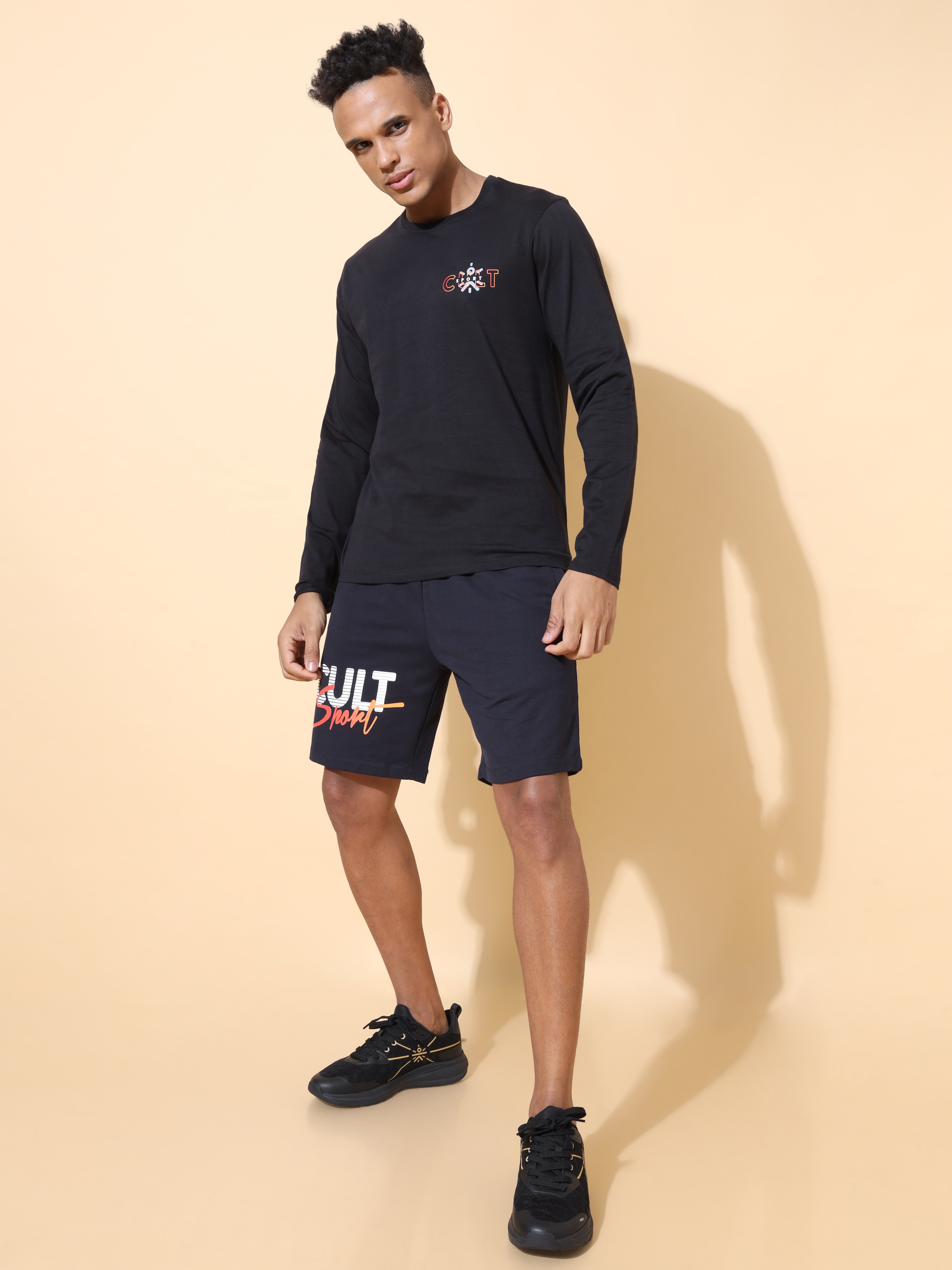 Comfort Shorts with Graphic Print