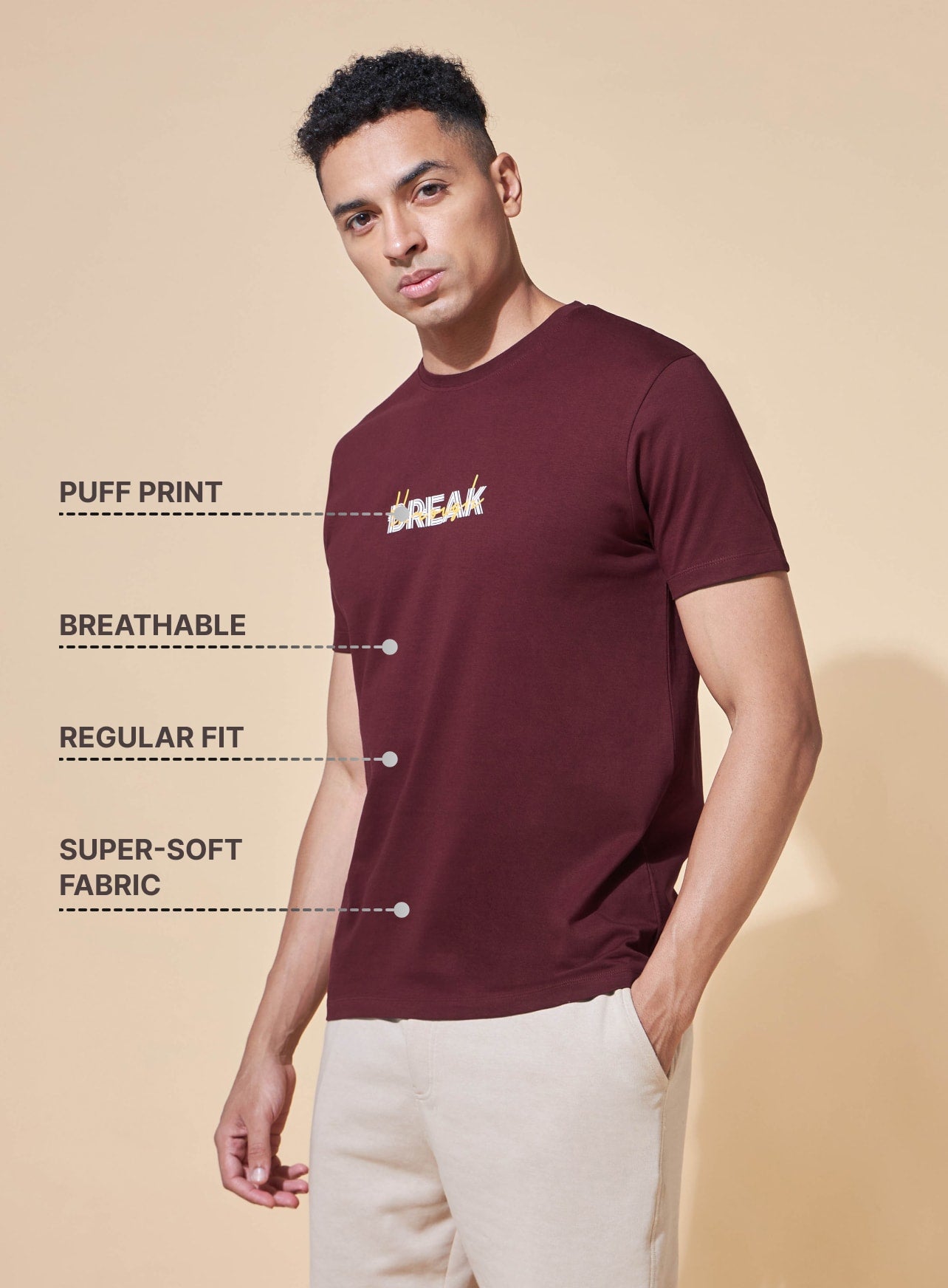 Break Through Print T-shirt